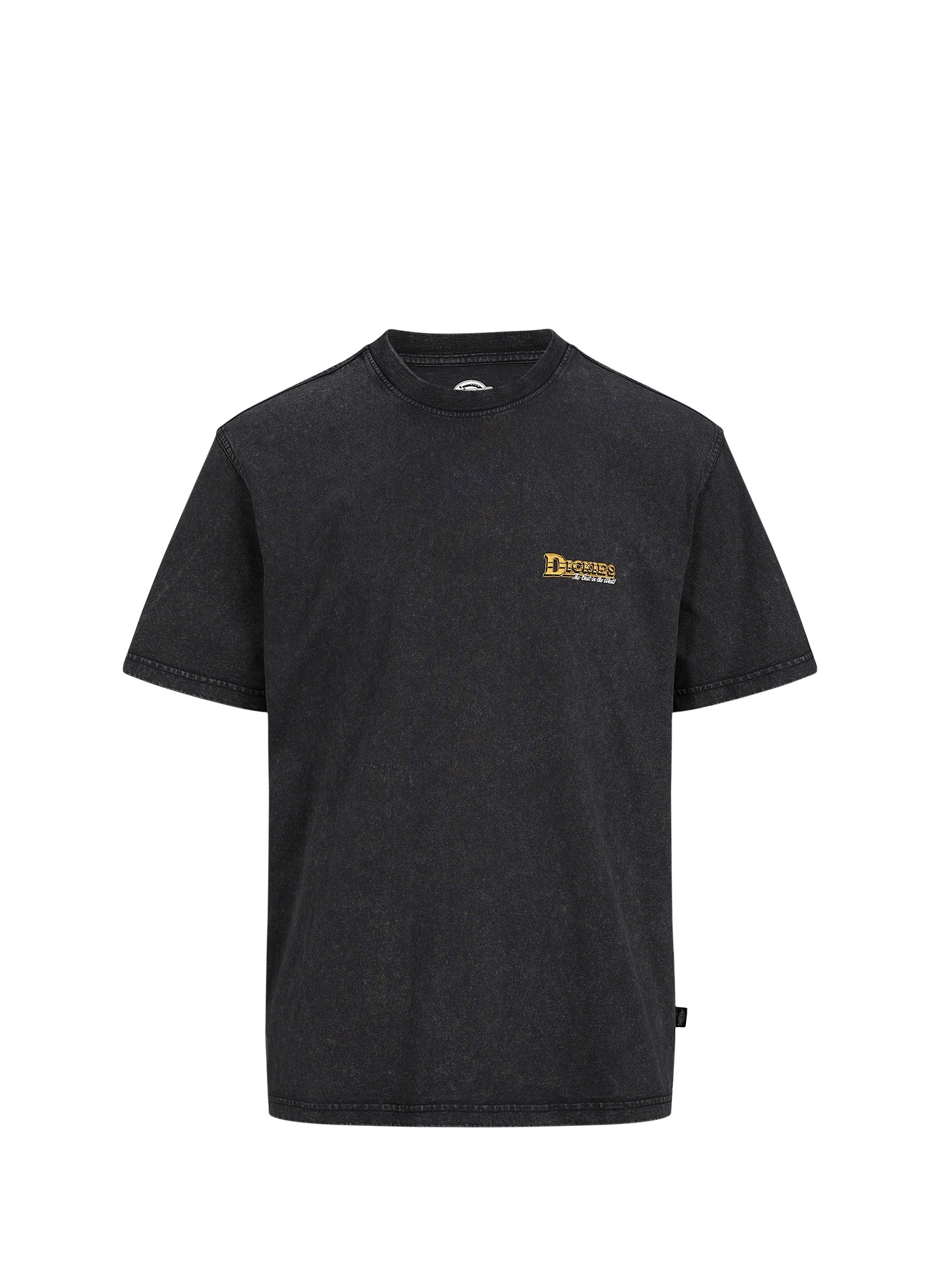 Bedrucktes Baumwoll-T-Shirt DICKIES Schwarz