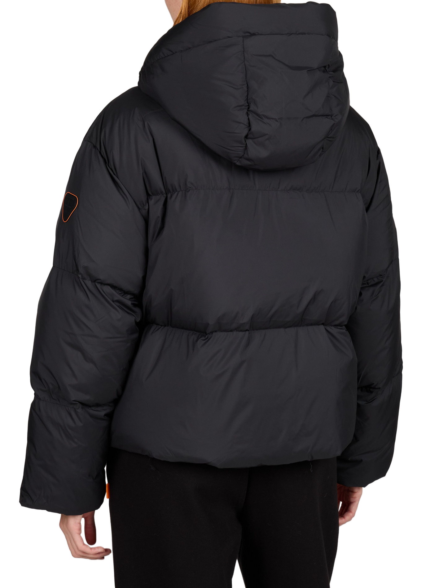 Gerade geschnittene Daunenjacke LINDSAY mit Kapuze GERTRUDE Schwarz