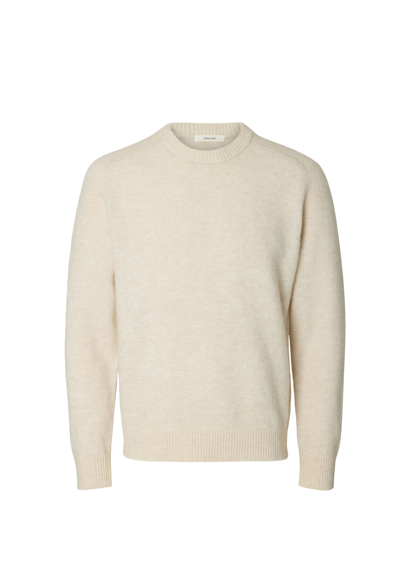 Maglione a maglia SELECTED Beige