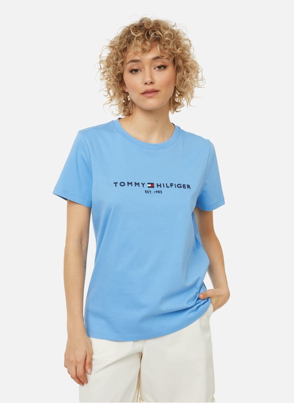 T-shirt en coton Bleu by TOMMY HILFIGER TOMMY HILFIGER T-shirt en coton Bleu