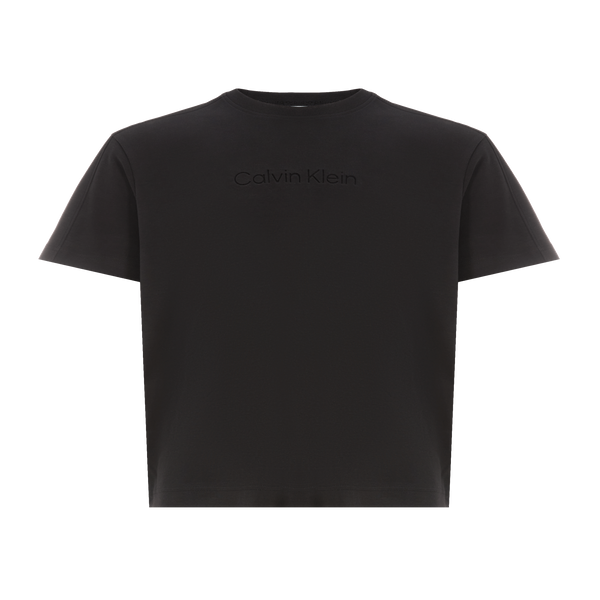 Calvin Klein Organic Cotton T-shirt In Black