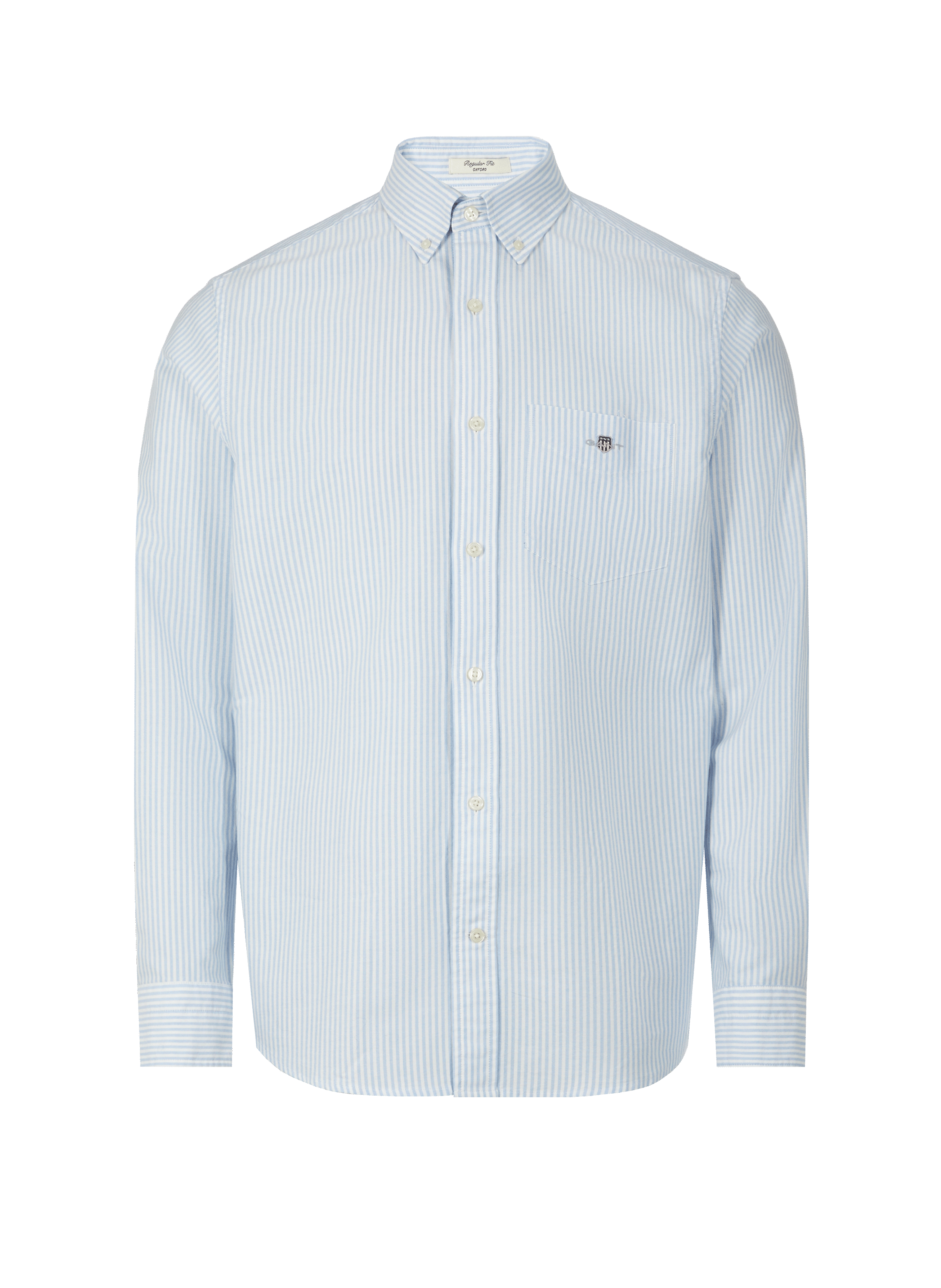 Chemise rayée en coton GANT Bleu