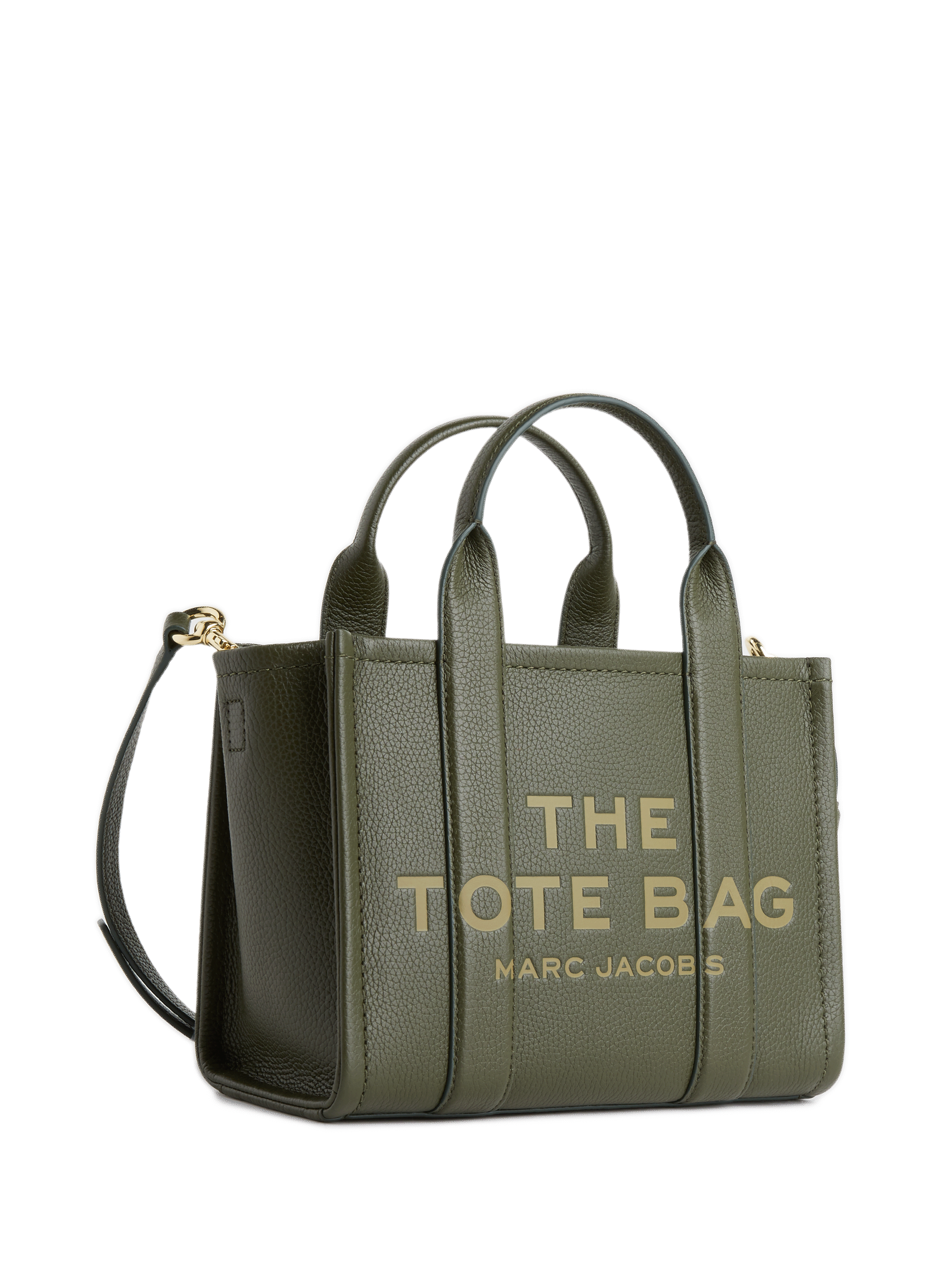 Sac cabas The Leather Small Tote Bag MARC JACOBS Vert