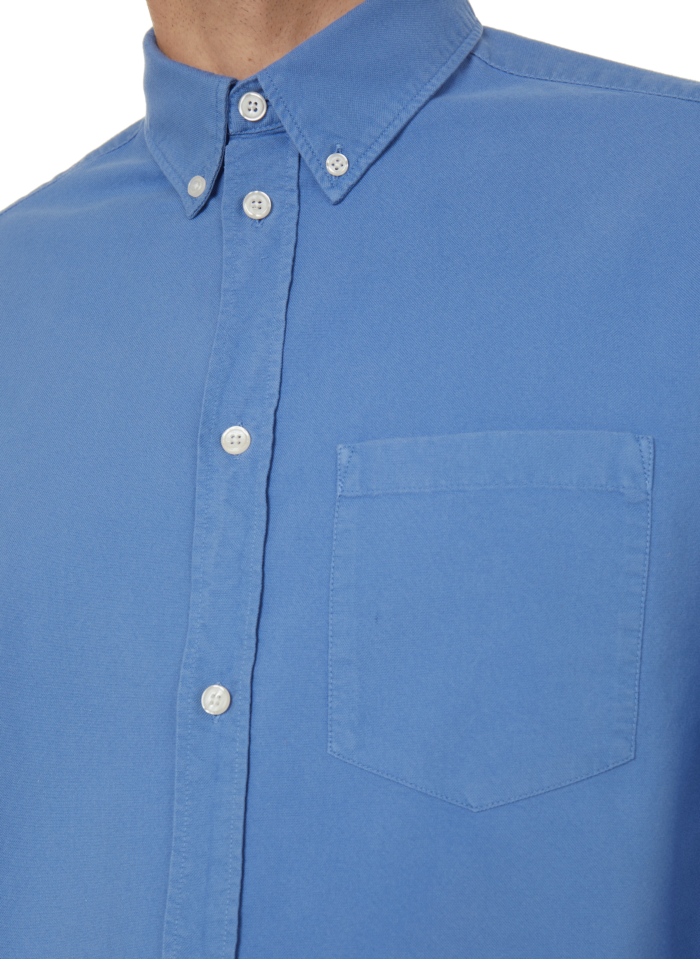 Chemise Amen en coton SAISON 1865 Bleu
