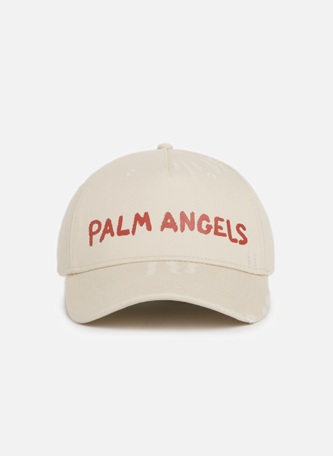 قبعة قطنية بشعار WhitePALM ANGELS 
