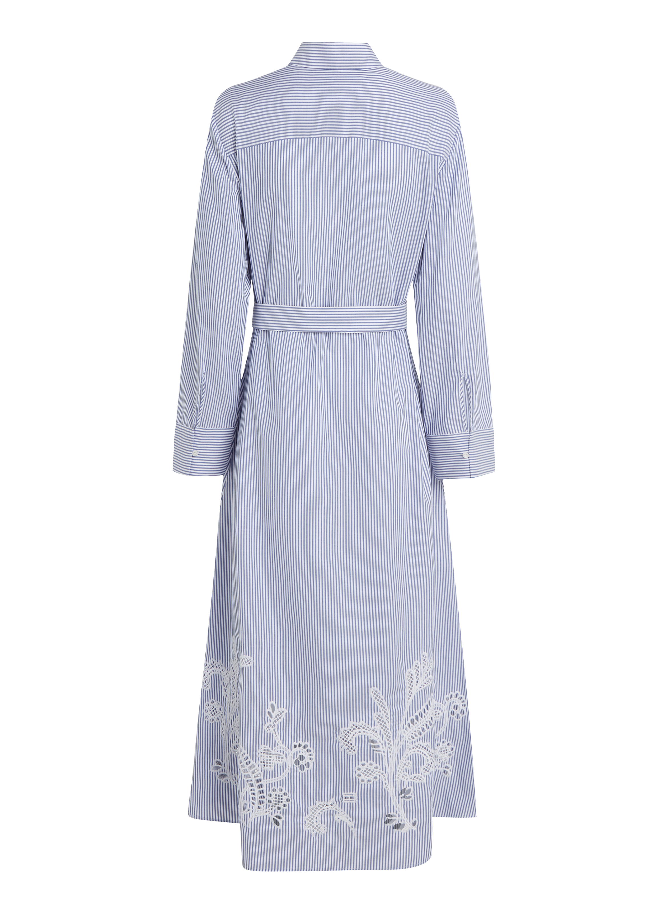 Robe chemise midi rayé  TOMMY HILFIGER Beige