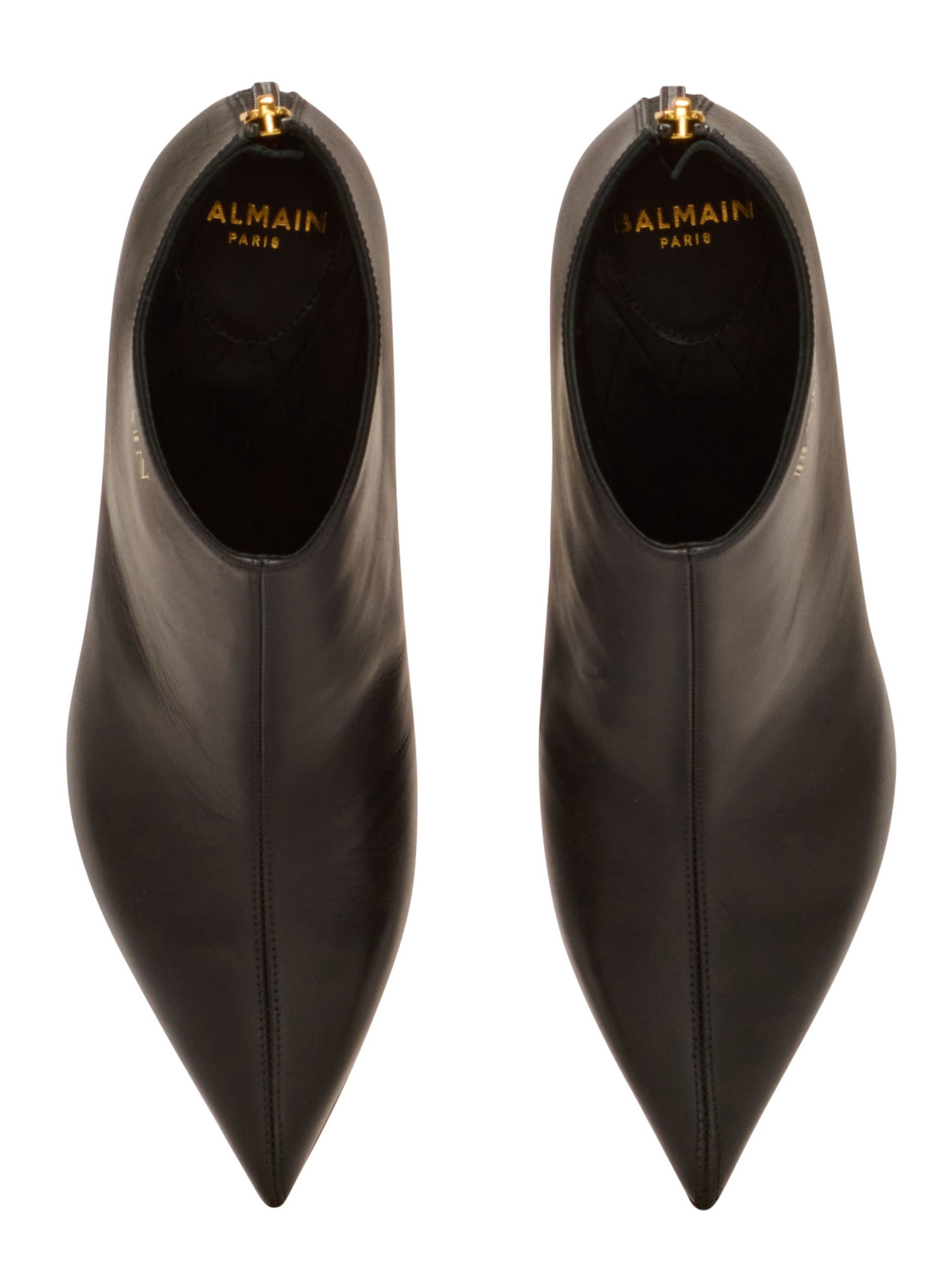 Bottines eden en cuir de veau BALMAIN Noir
