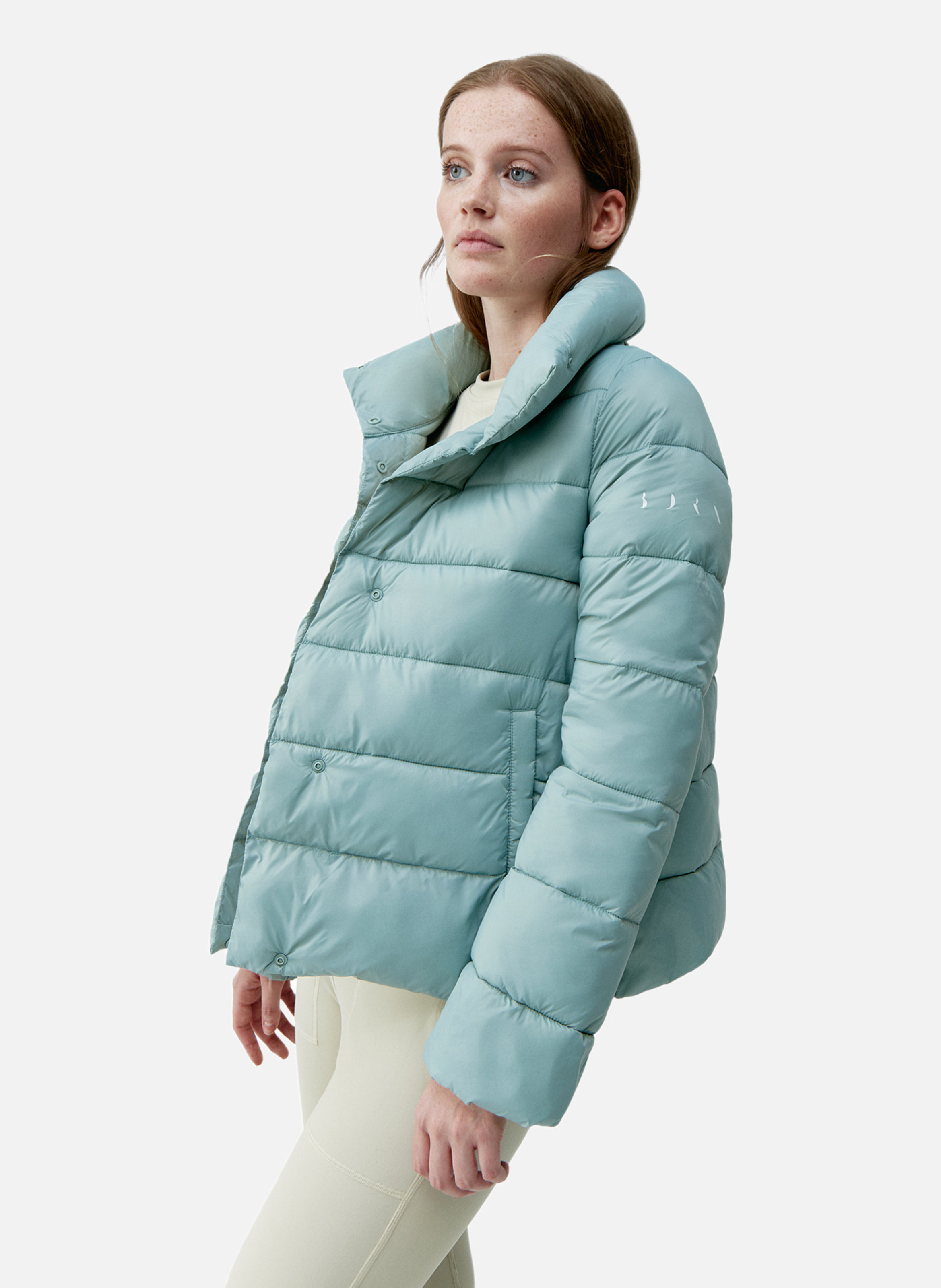 Veste de sport zippée performance athleisure vegan hack BORN LIVING YOGA Vert