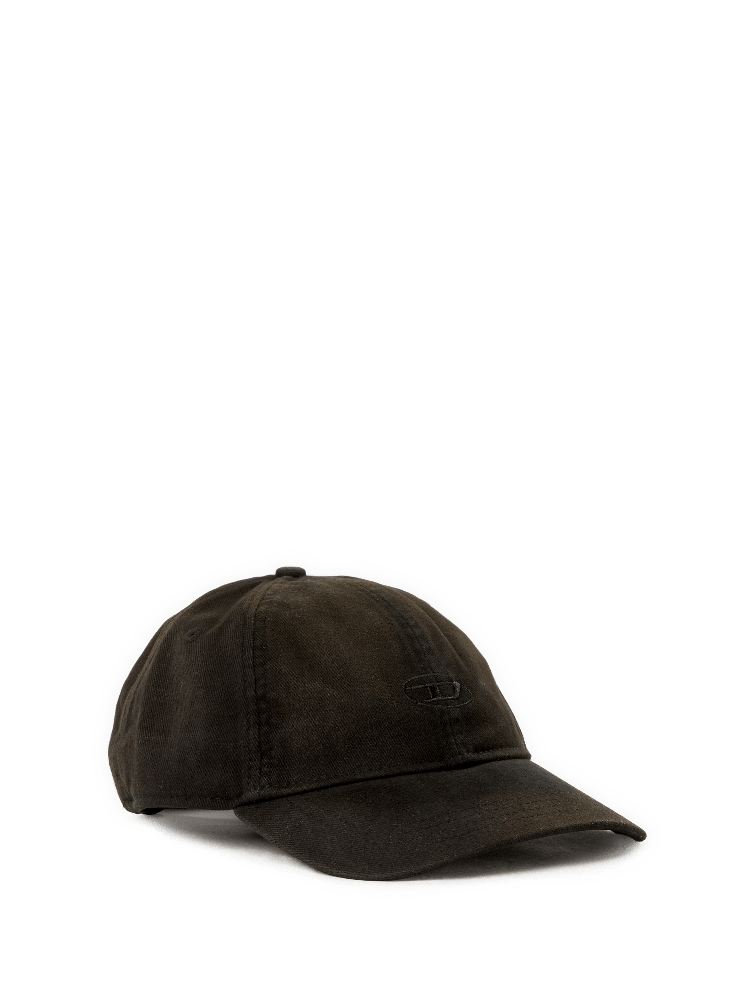 Casquette effet délavé en coton  DIESEL Black