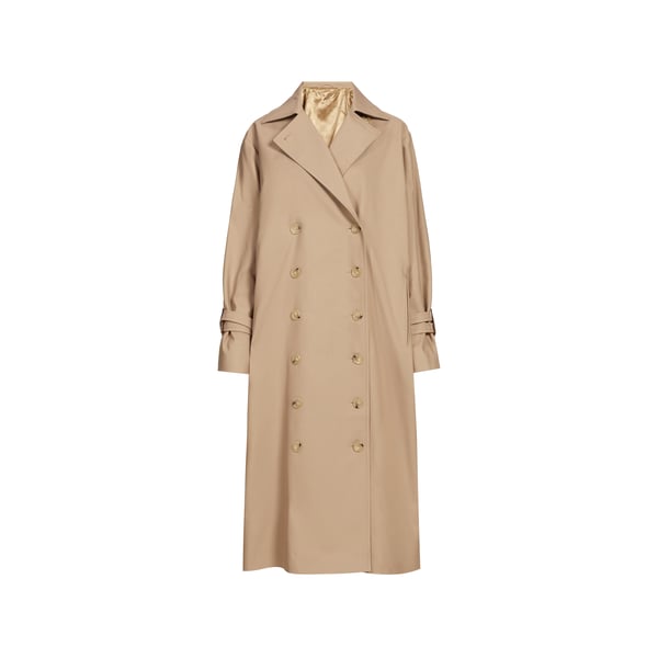 Totême Trench En Coton Mélangé In Brown