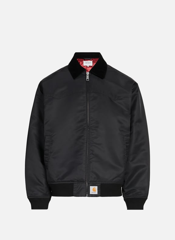 Santa Fe Alumni Outerwear Black by CARHARTT WIP CARHARTT WIP Santa Fe Alumni Outerwear Black
