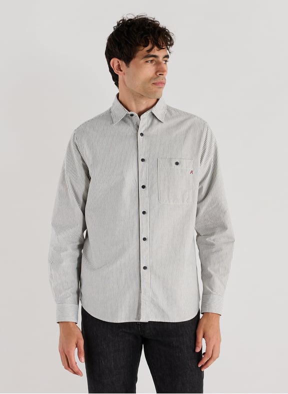 ITHACA ARCHIVE SHIRT White by REPLAY REPLAY ITHACA ARCHIVE SHIRT White
