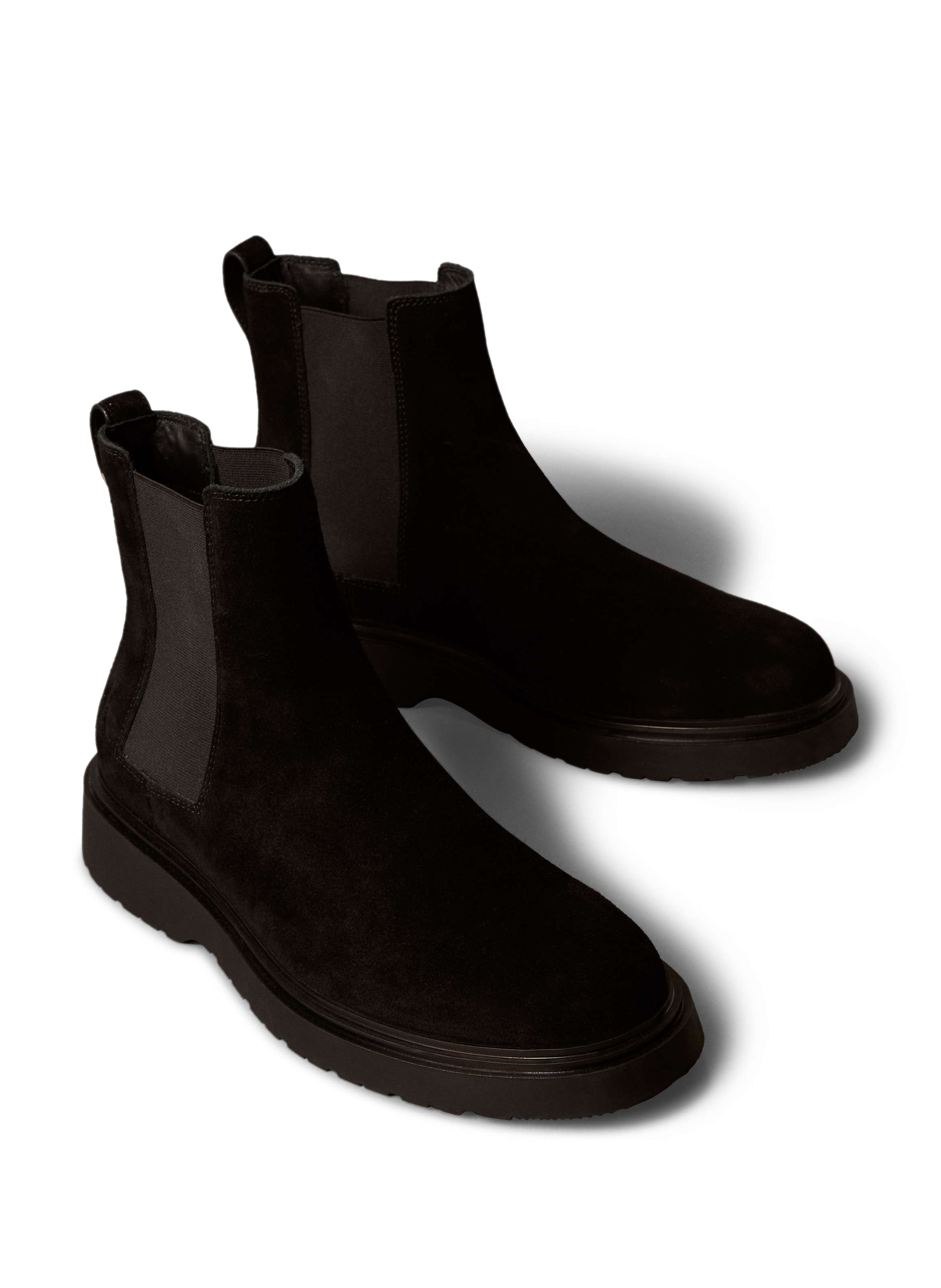 Cowhide leather ankle boots CALVIN KLEIN Black