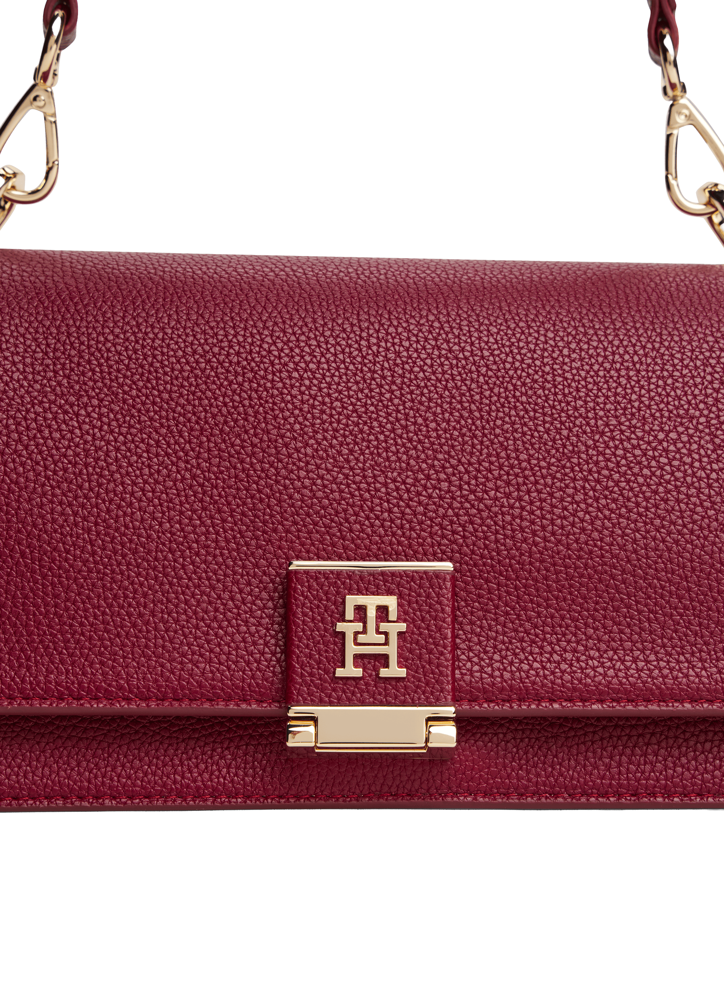 Sac à bandoulière effet grainé  TOMMY HILFIGER Rouge