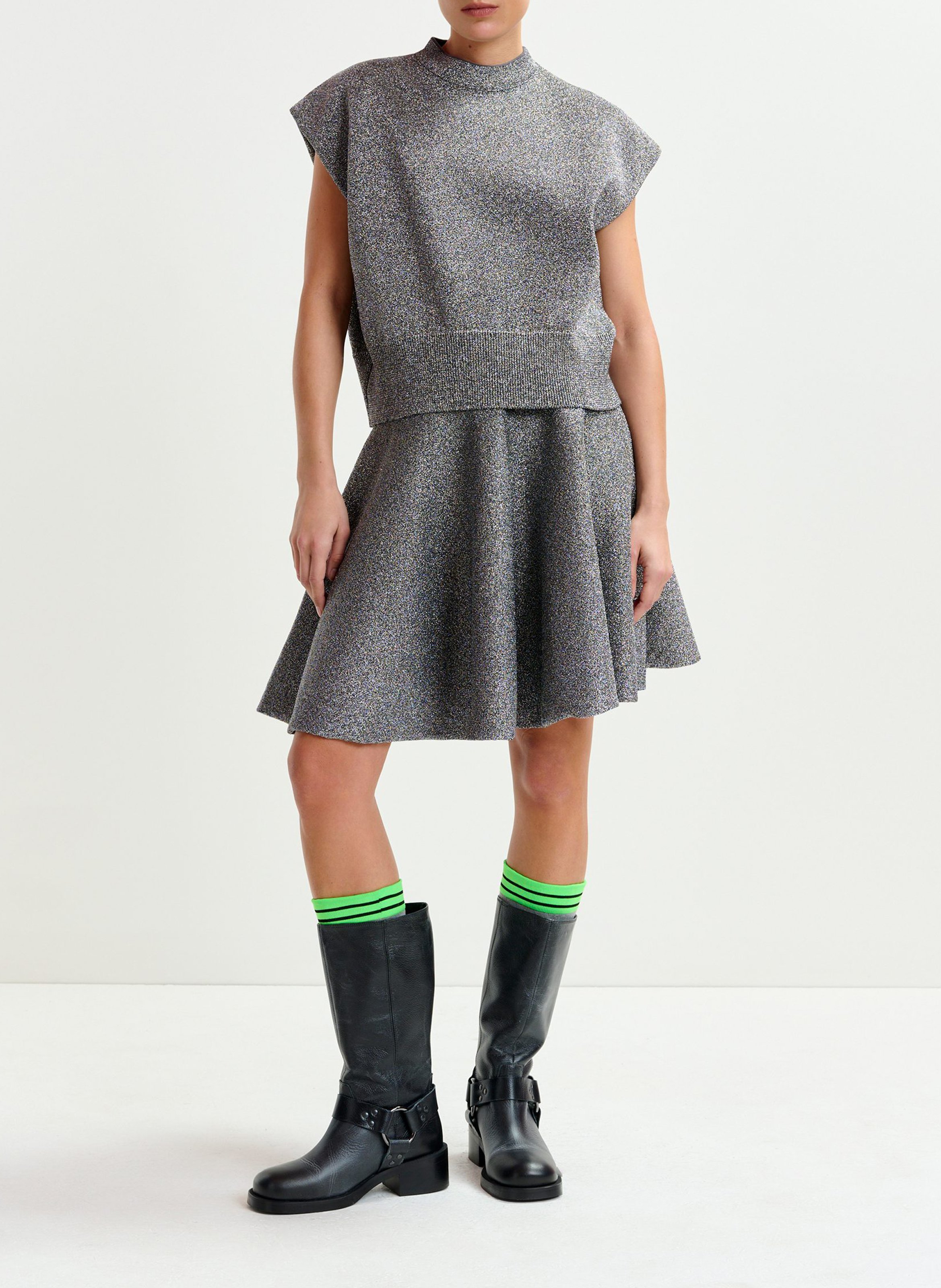 Pull col rond itdance ESSENTIEL ANTWERP Argent