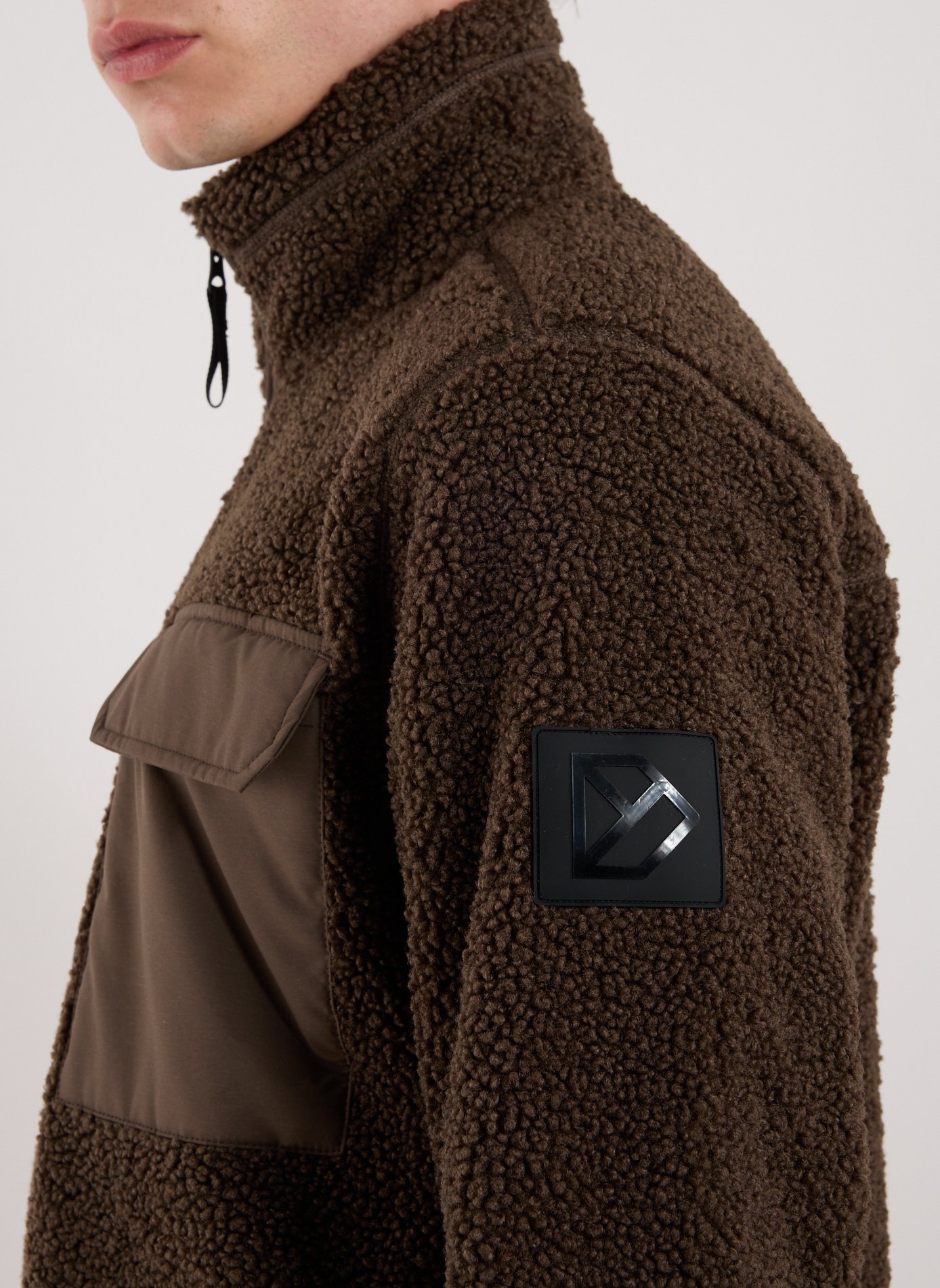 Zip-up fleece jacket DIDRIKSONS Brown