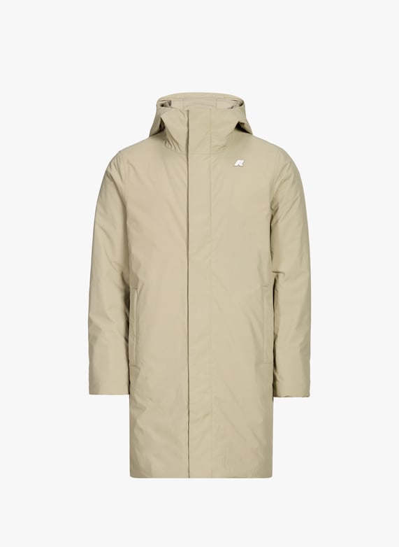 Parka mi-longue à capuche | Vert by K-WAY Parka mi-longue à capuche Vert
