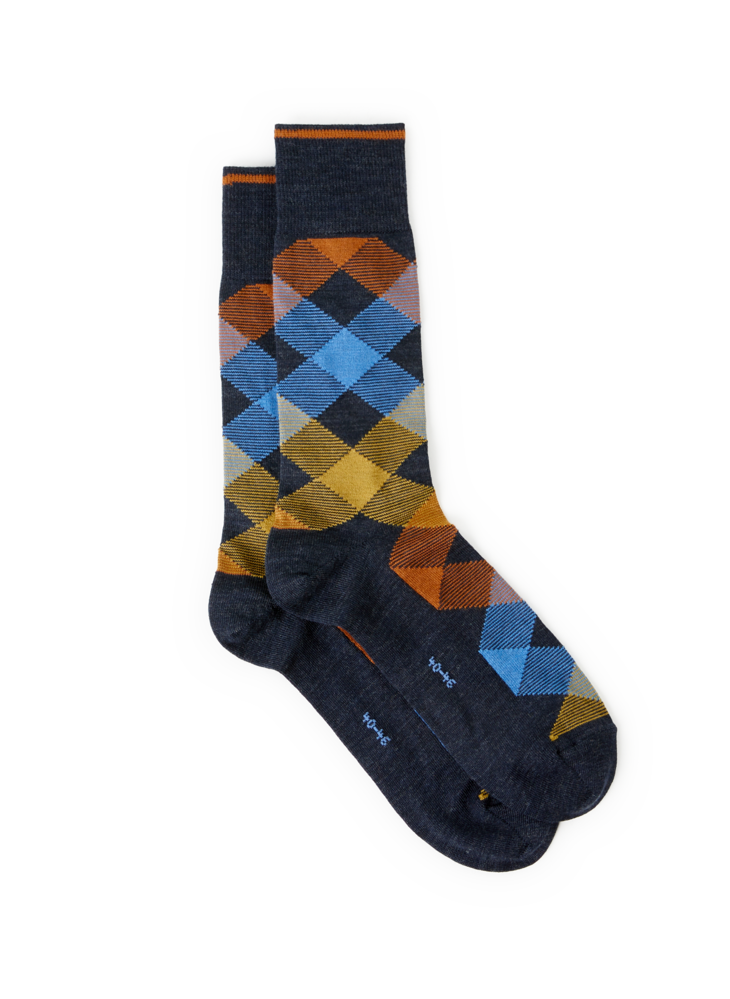 BURLINGTON Mid-calf socks in blended wool Blue