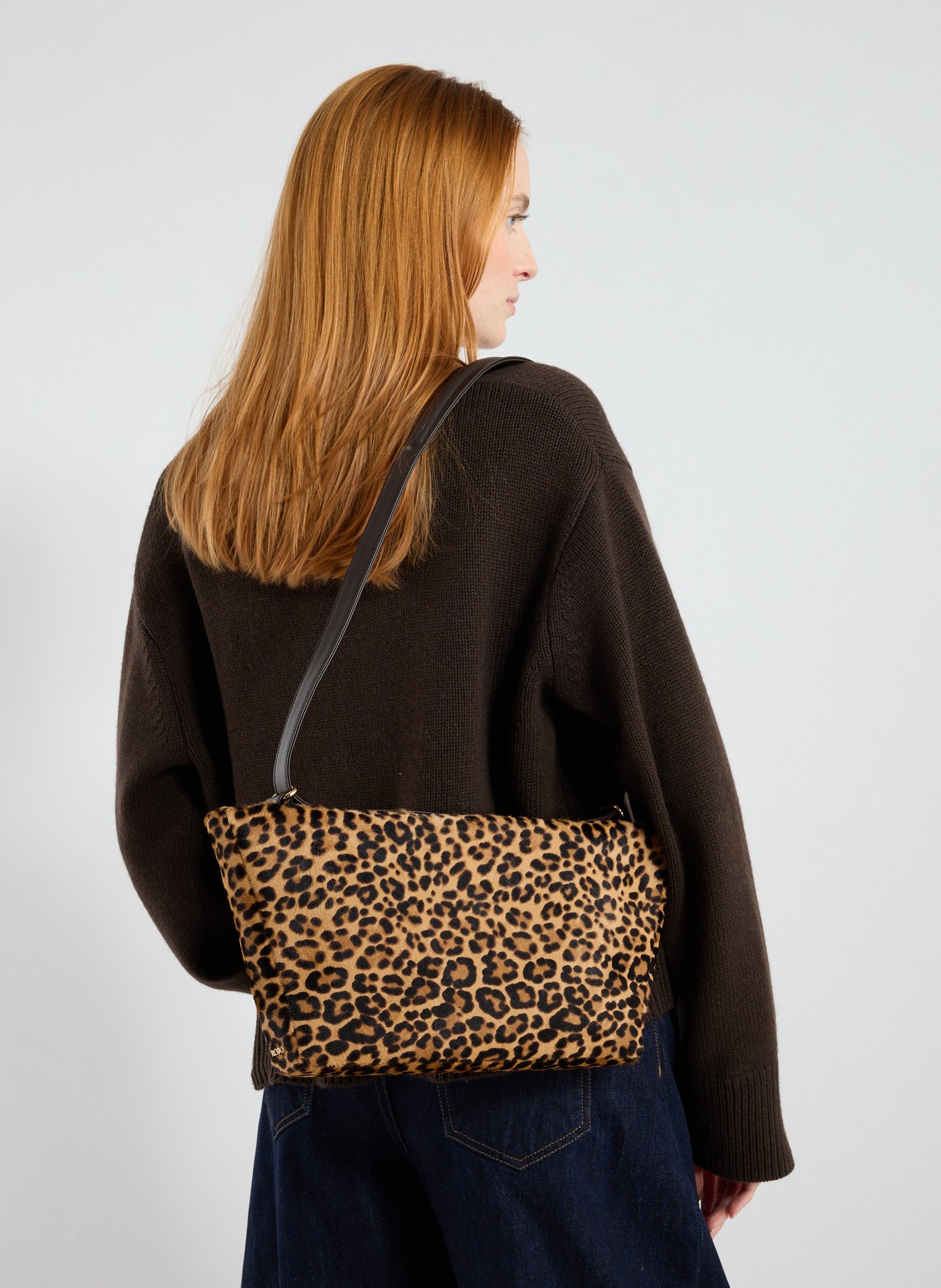 Leopard print leather handbag RODO Multicolour
