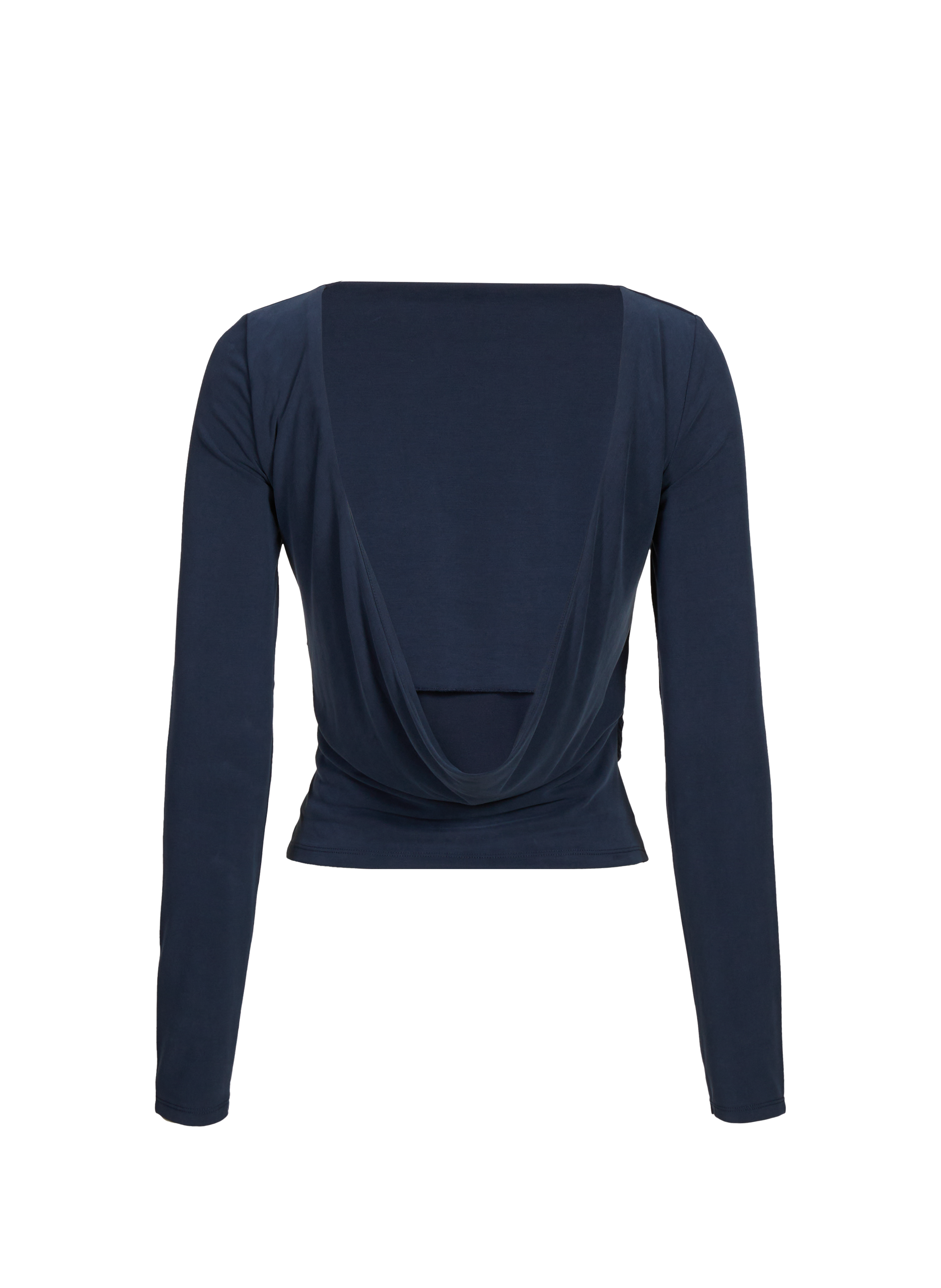 Top uni à manches longues TOPSHOP Bleu