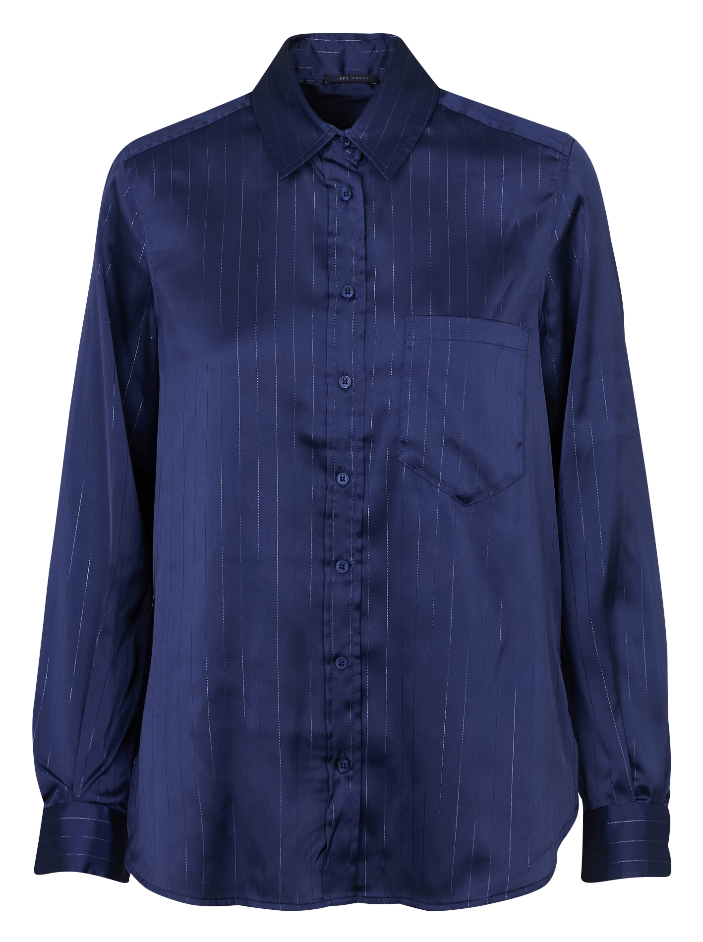 Chemise col classique rayé Bleu