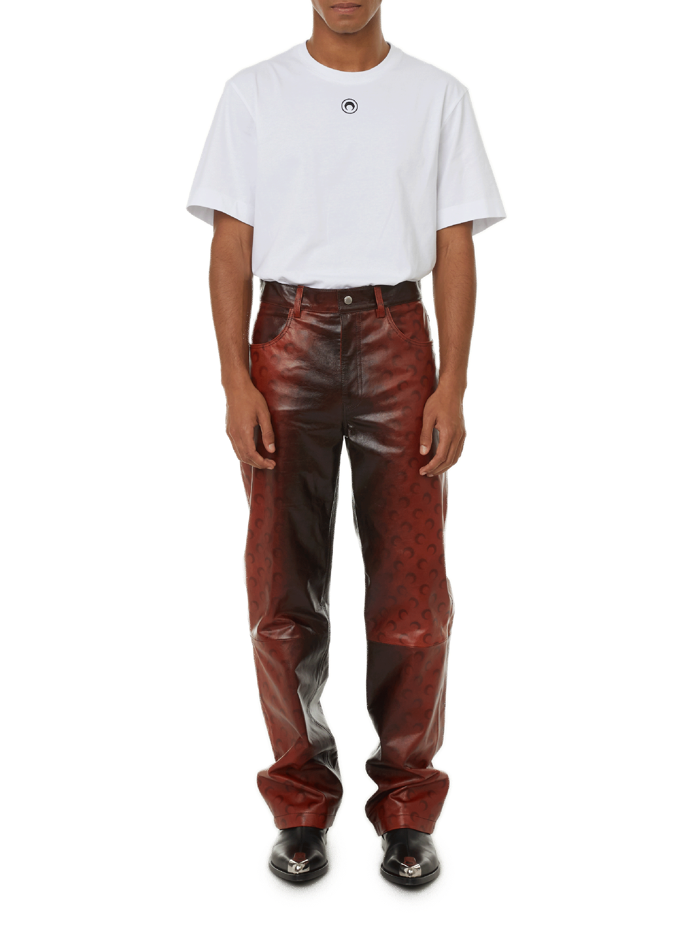 Cotton T-shirt MARINE SERRE White