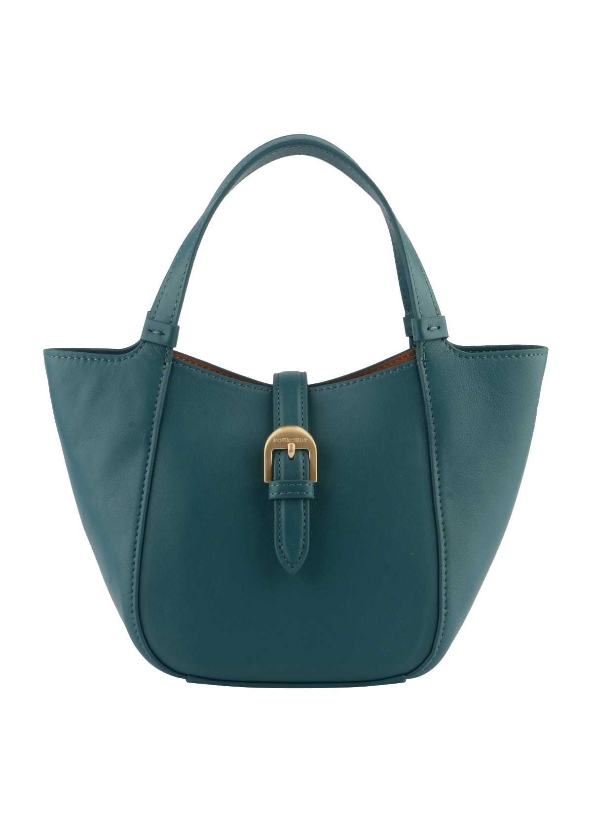 L'envolée | sac à main pm en cuir de vachette POURCHET Bleu