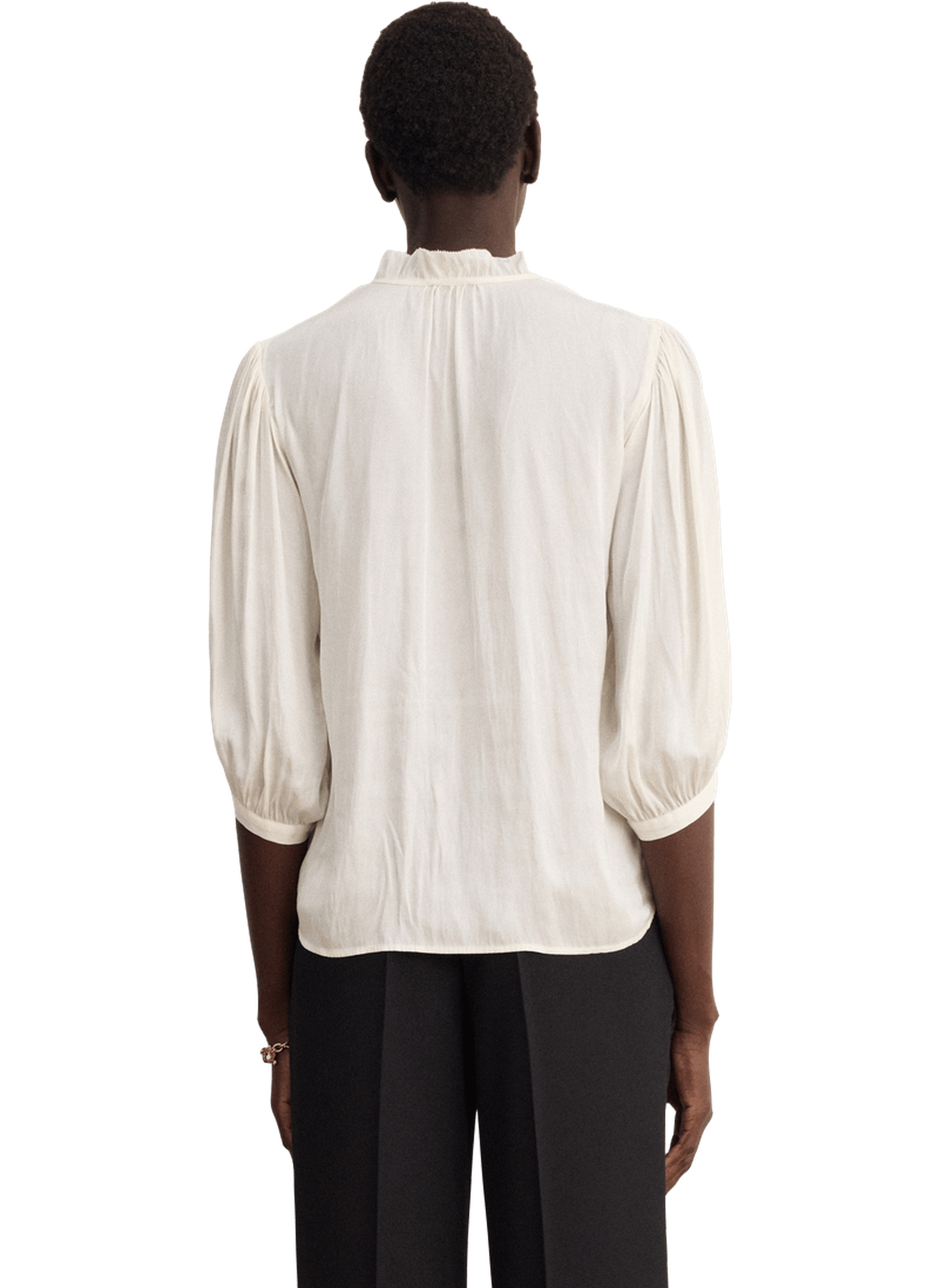 Chemise satinée - carole PABLO Beige