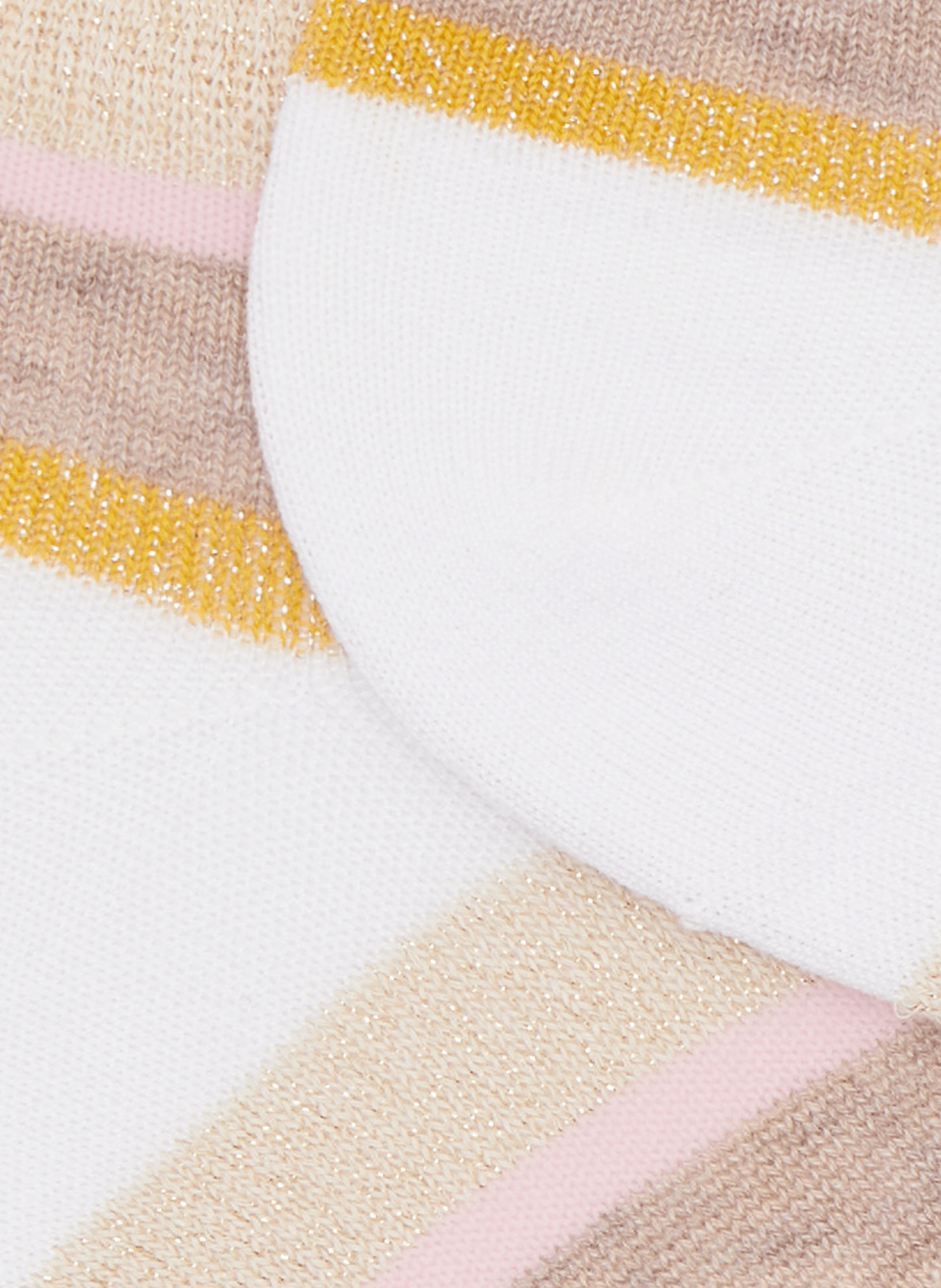 Low striped cotton blend socks DORÉ DORÉ White