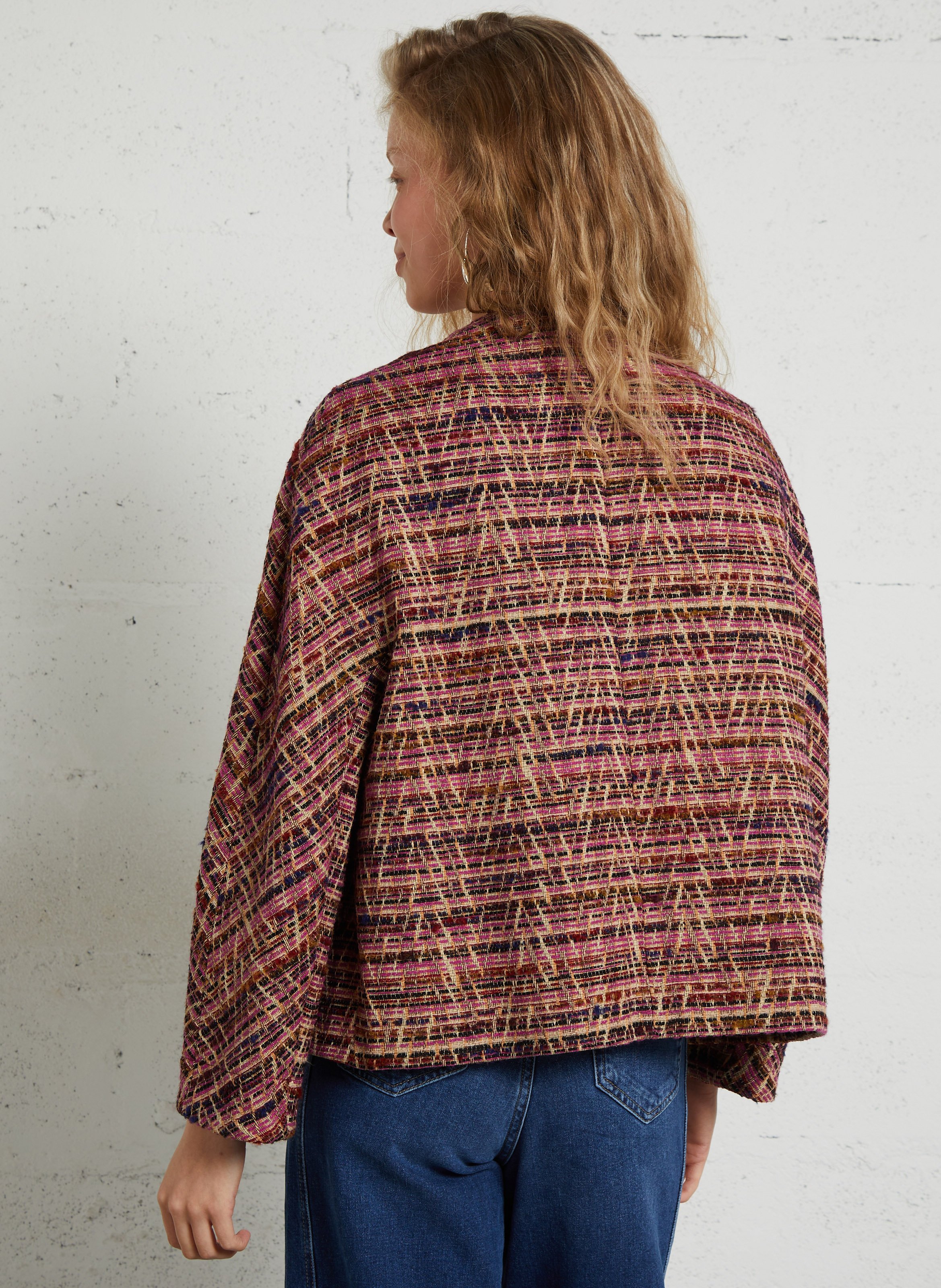 Veste en tweed caroline MAISON 123 Violet