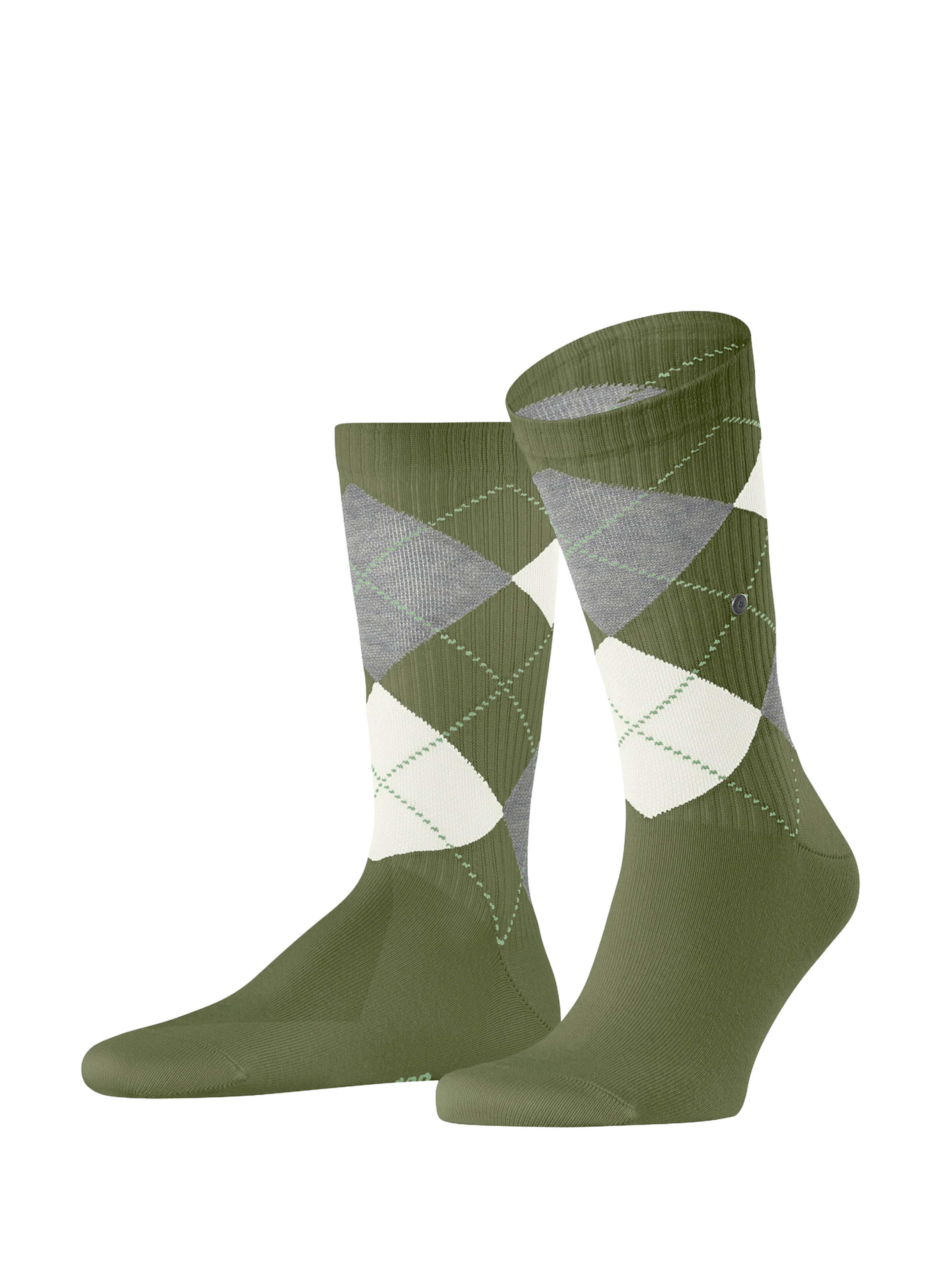 Calcetines de tenis geométricos BURLINGTON Caqui