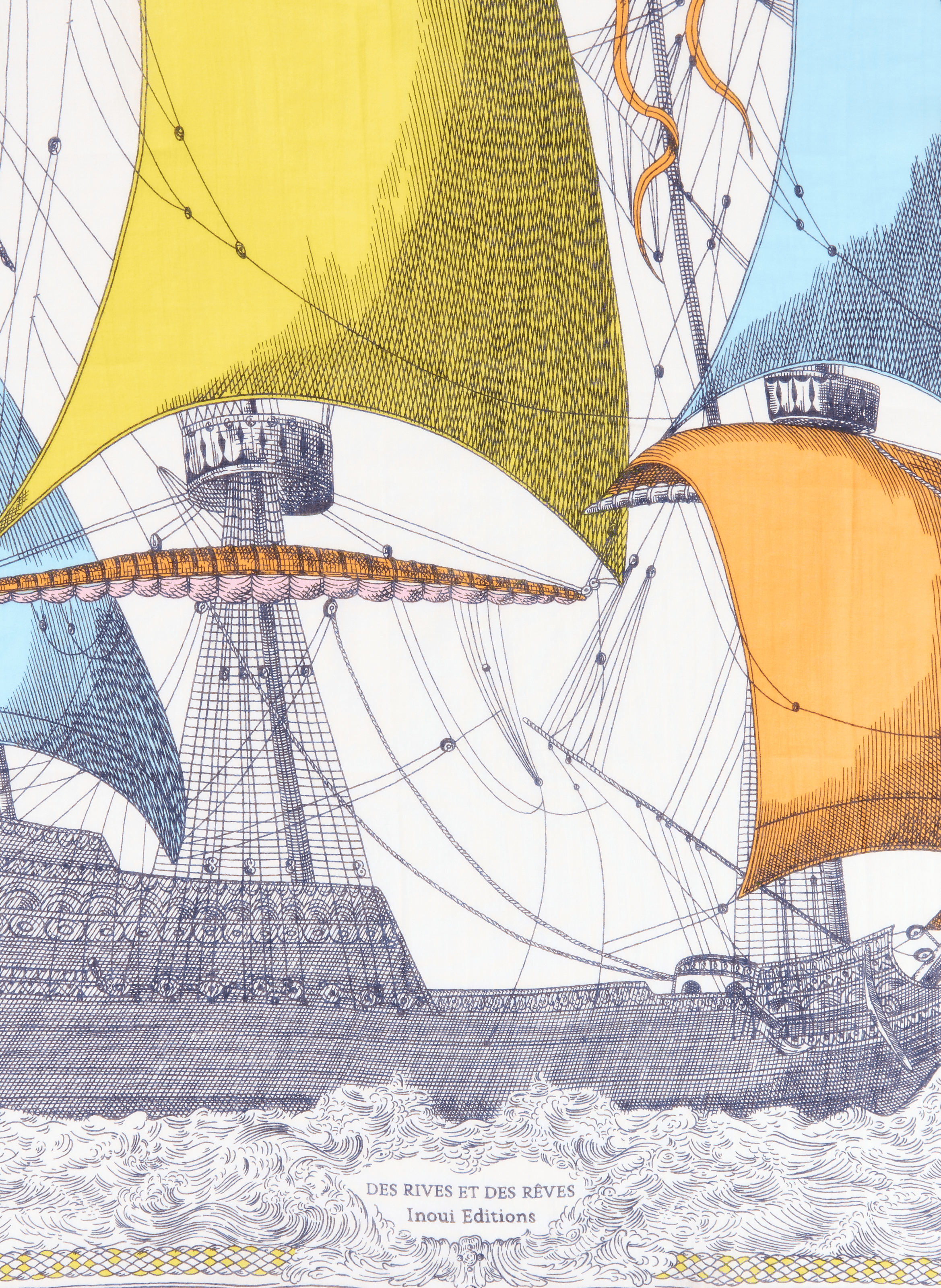 Printed scarf INOUI EDITIONS Multicolour