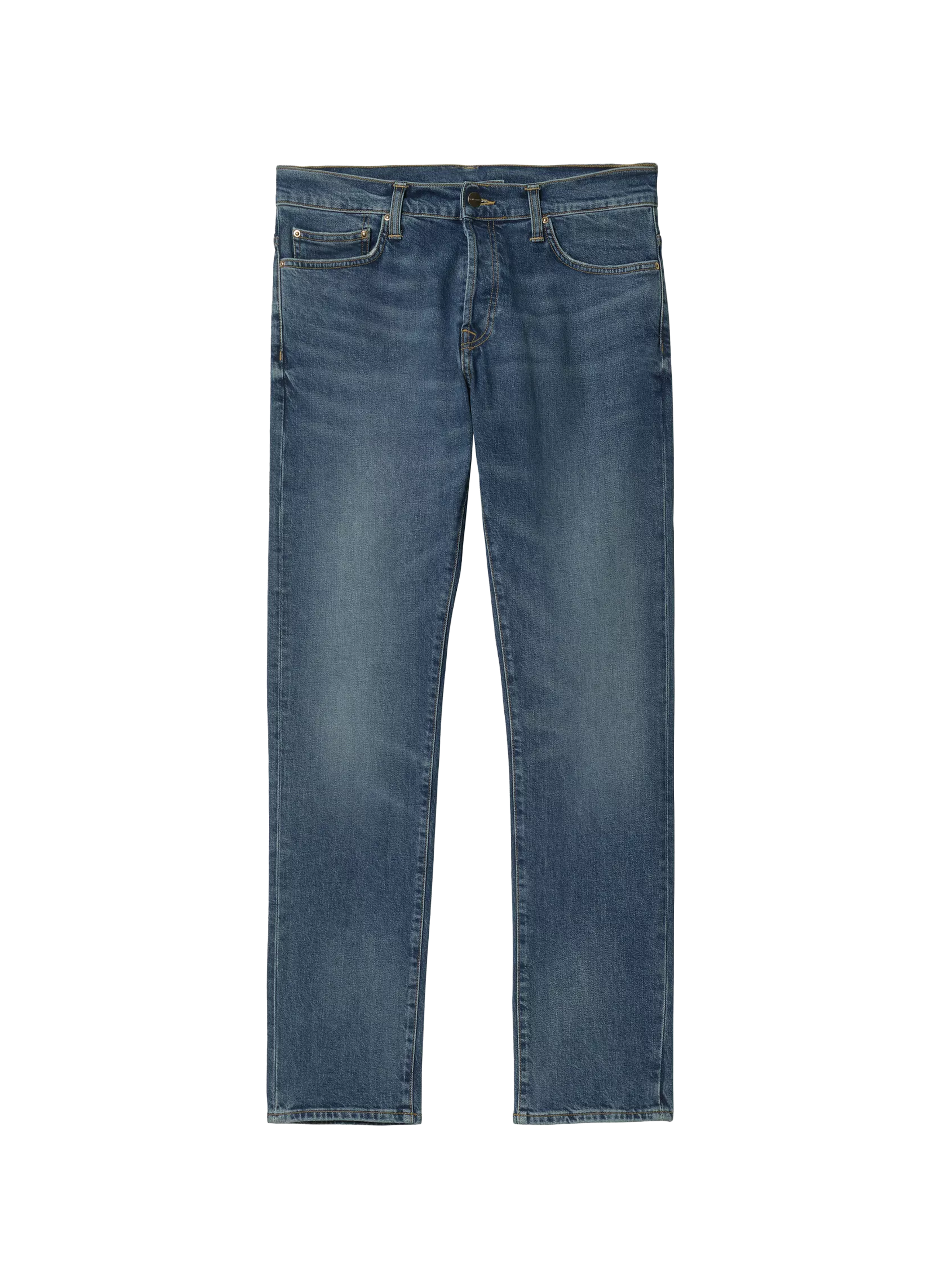 Jeans dritti in cotone misto CARHARTT WIP Blu
