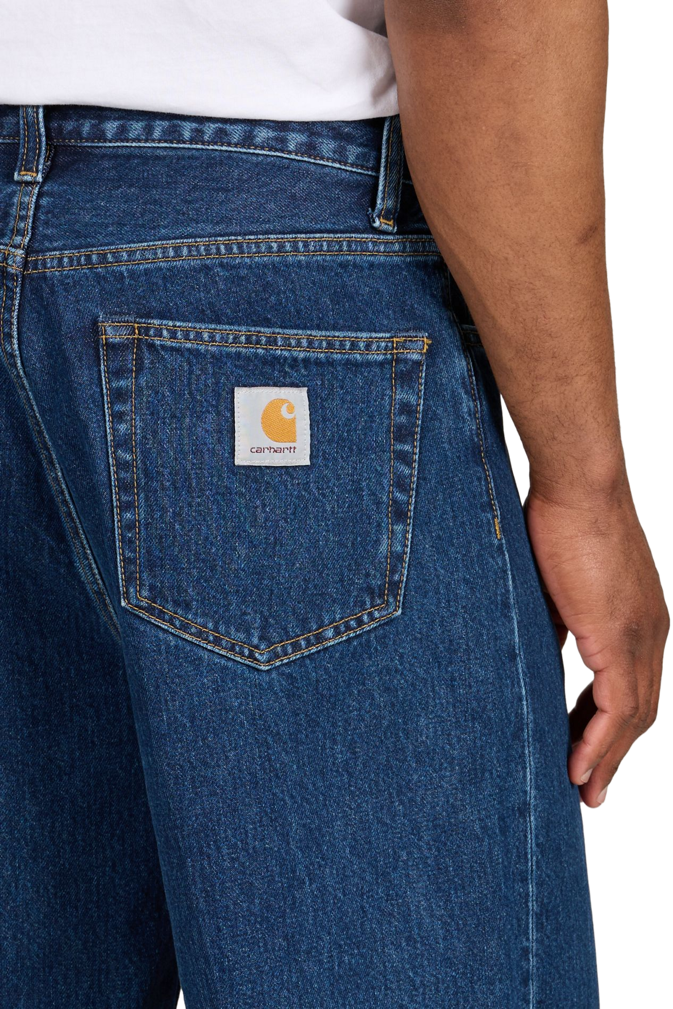 Cotton denim shorts CARHARTT WIP Blue
