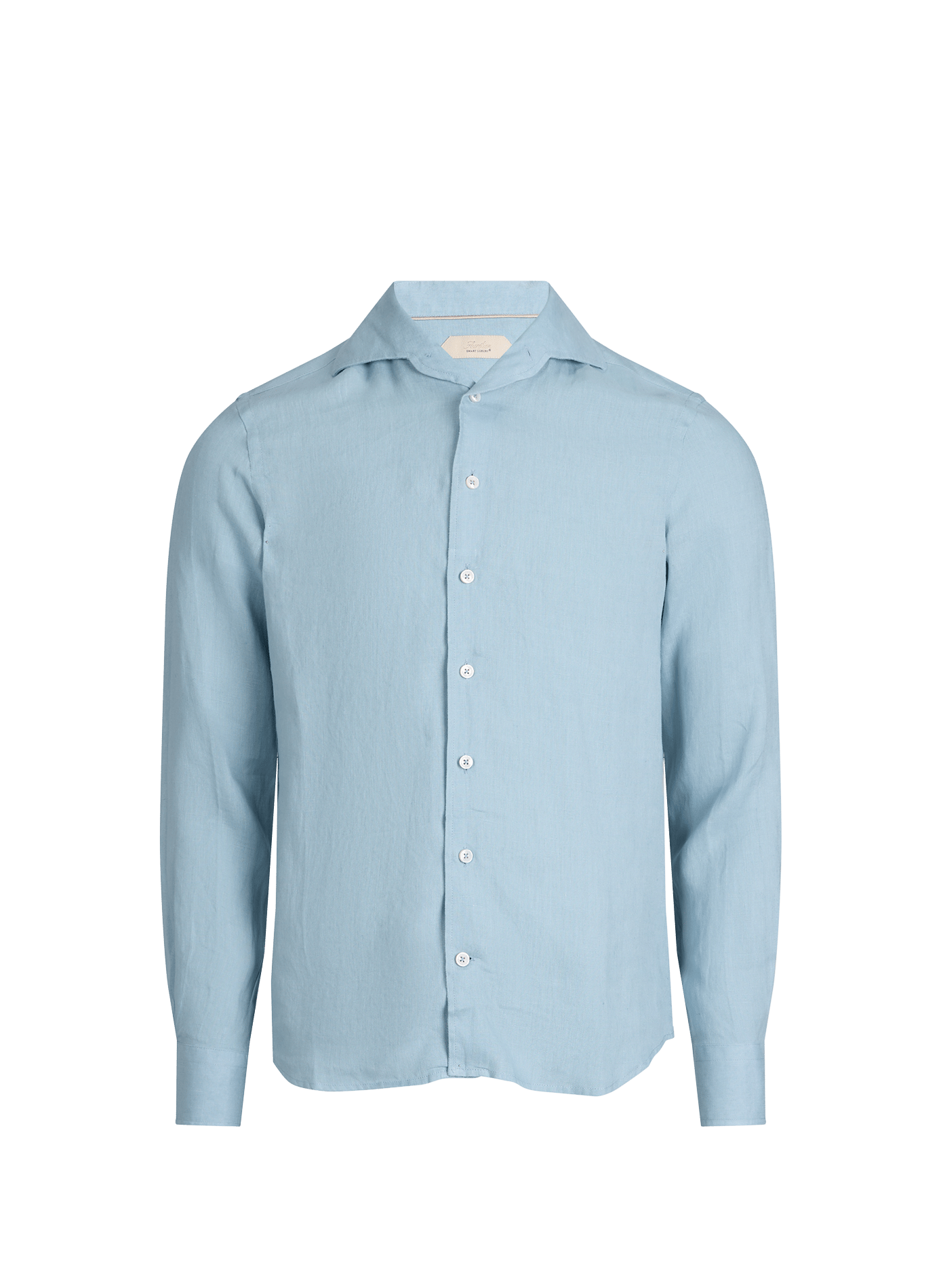 Chemise droite en lin AURELIEN Bleu