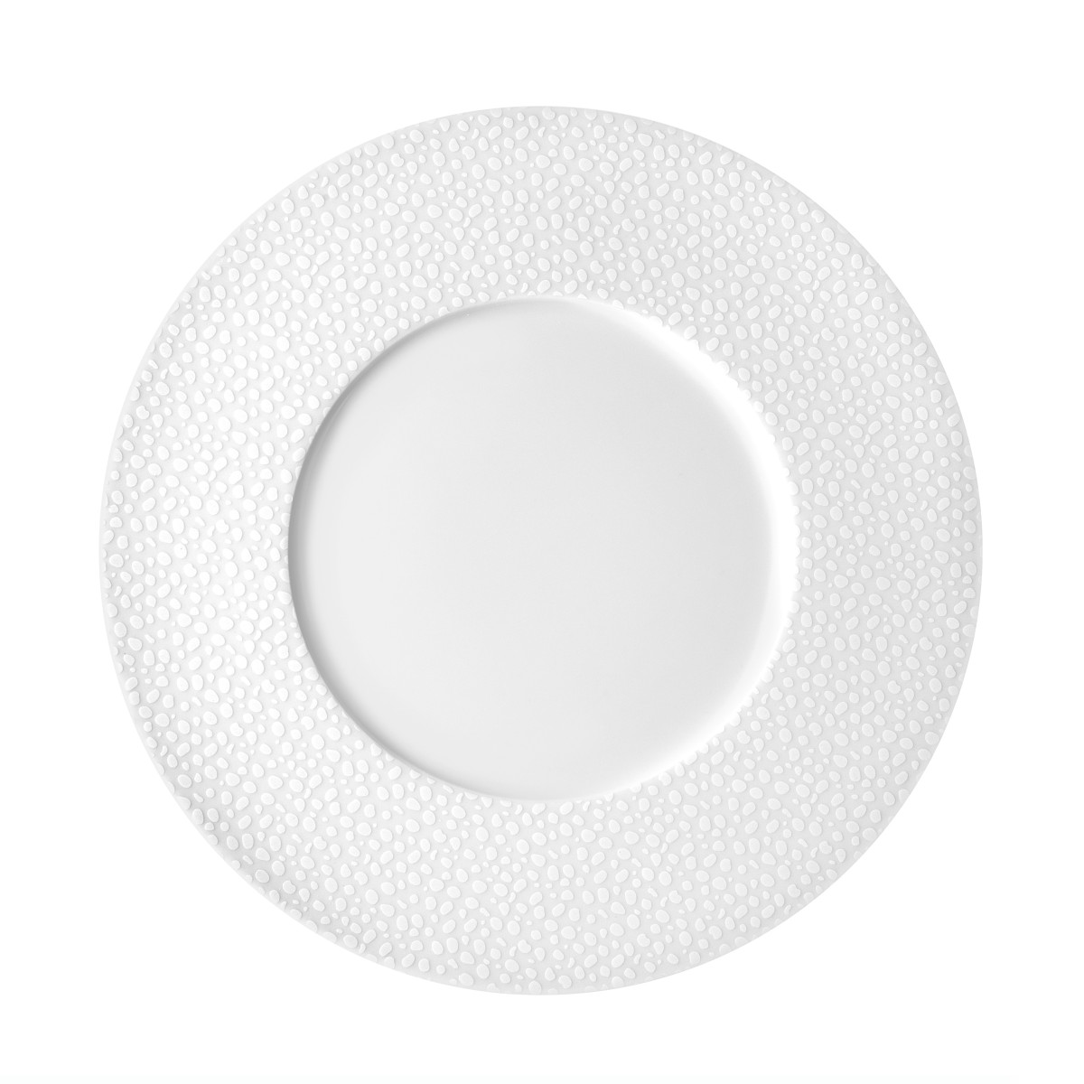 Baghera blanc - assiette de présentation 29cm (lot de 6) MEDARD DE NOBLAT Blanc