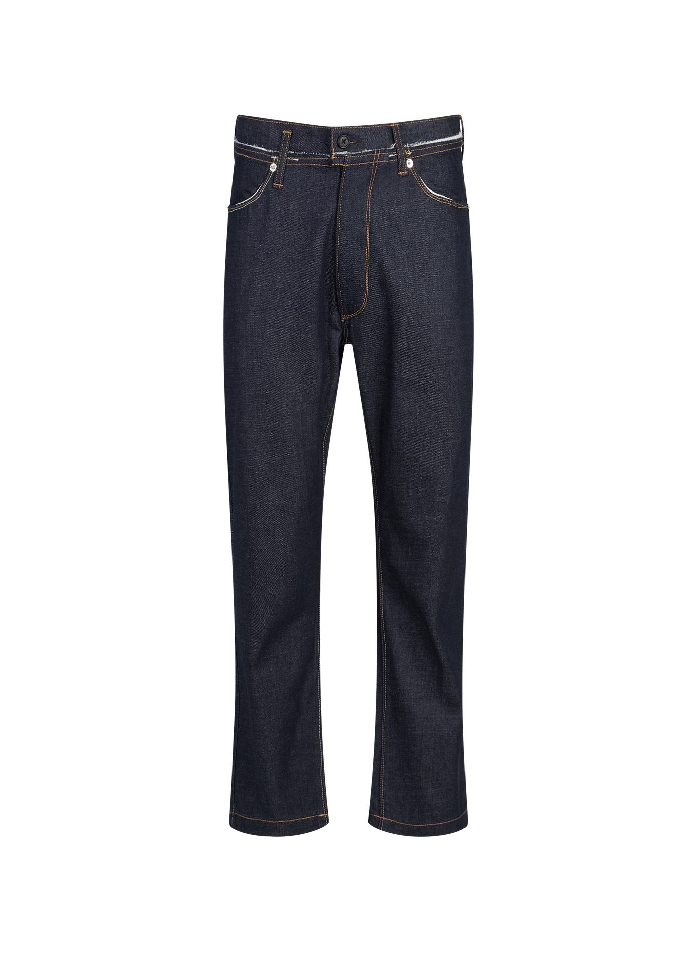 Jean droit en coton CAMIEL FORTGENS Bleu