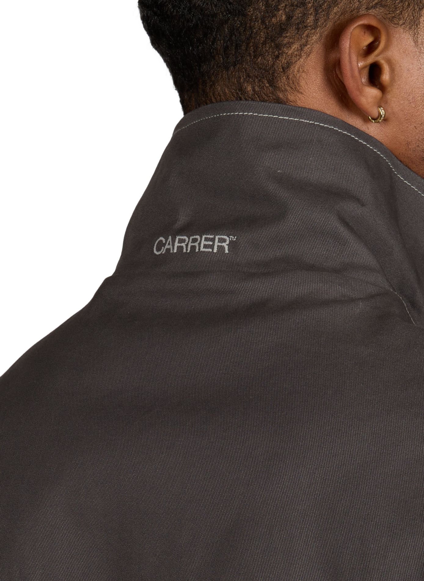 Veste Barrau à col montant CARRER Gris