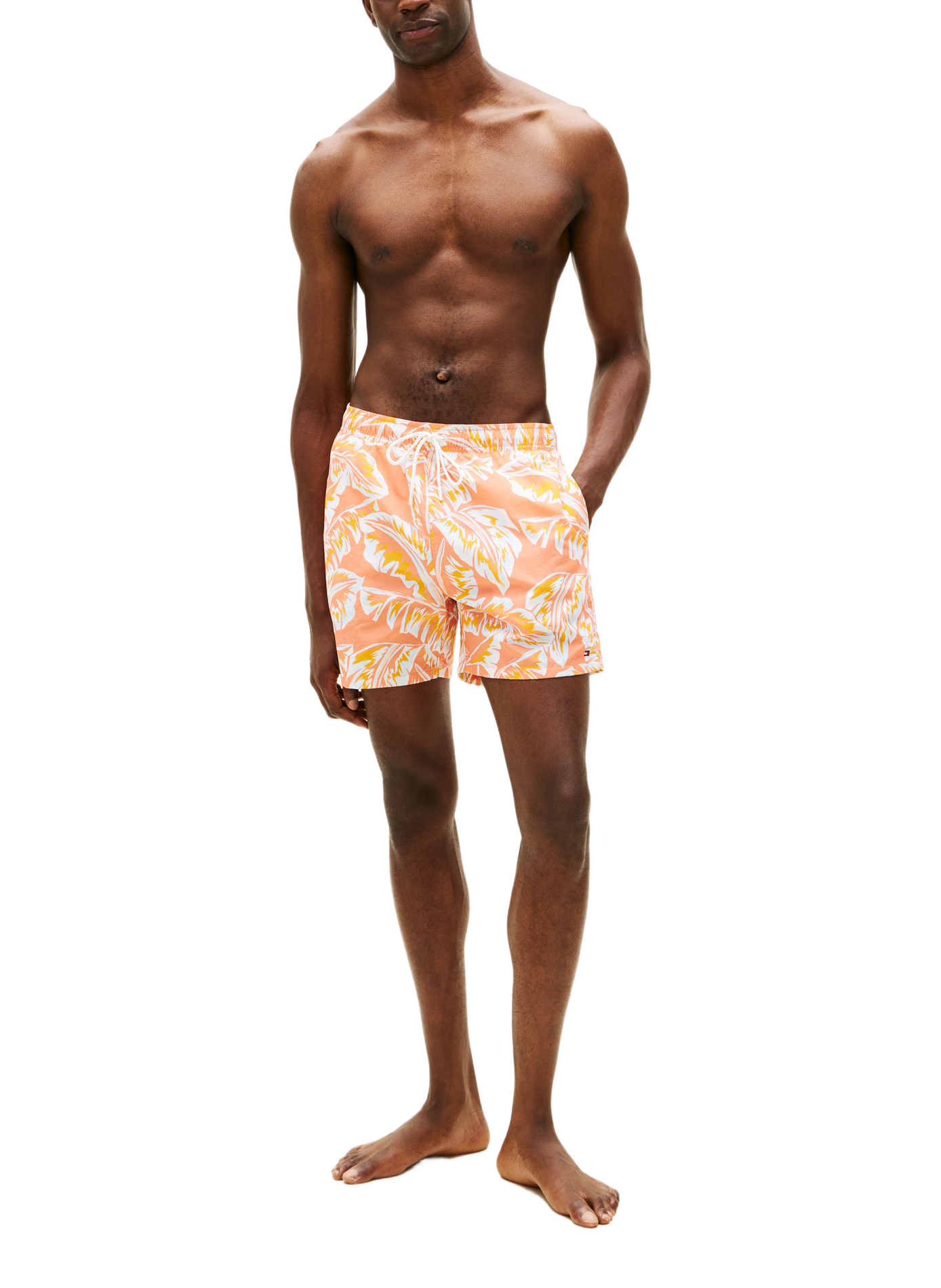  Printed swim shorts TOMMY HILFIGER Orange