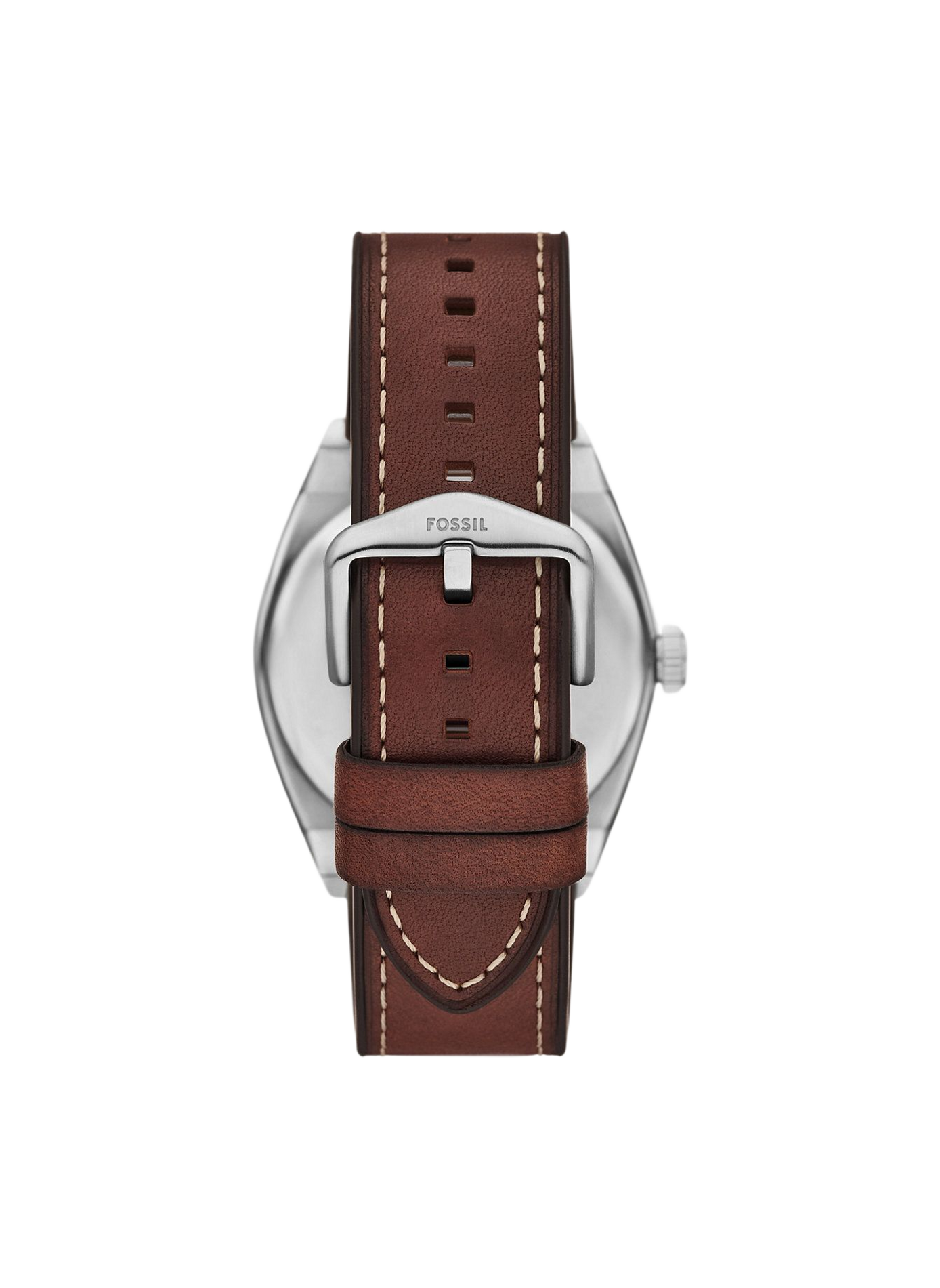 Montre quartz Everett en cuir FOSSIL Vert