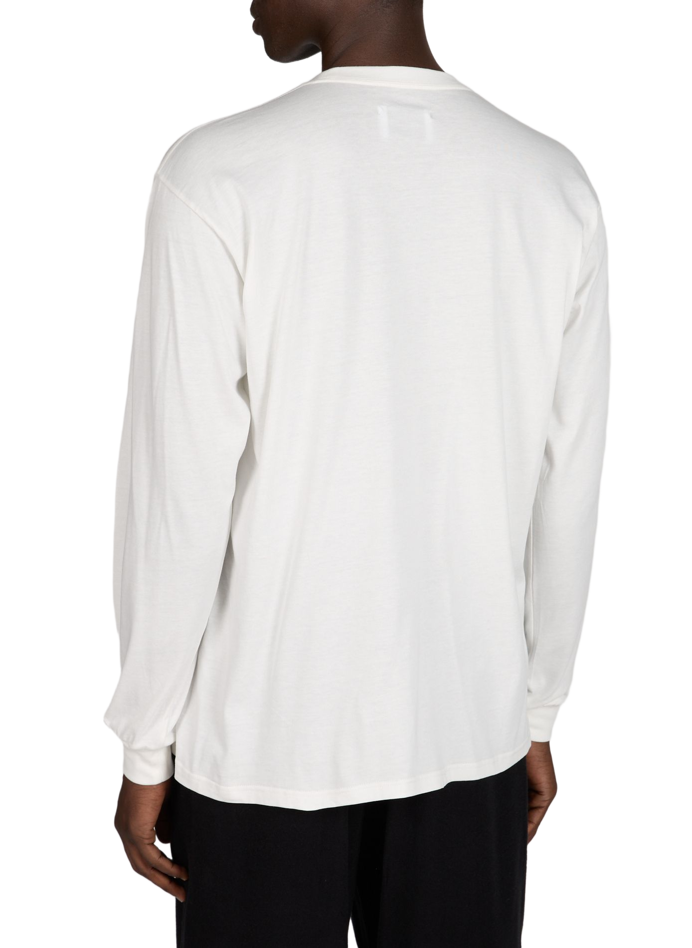Camiseta recta de algodón SSSTEIN Blanco