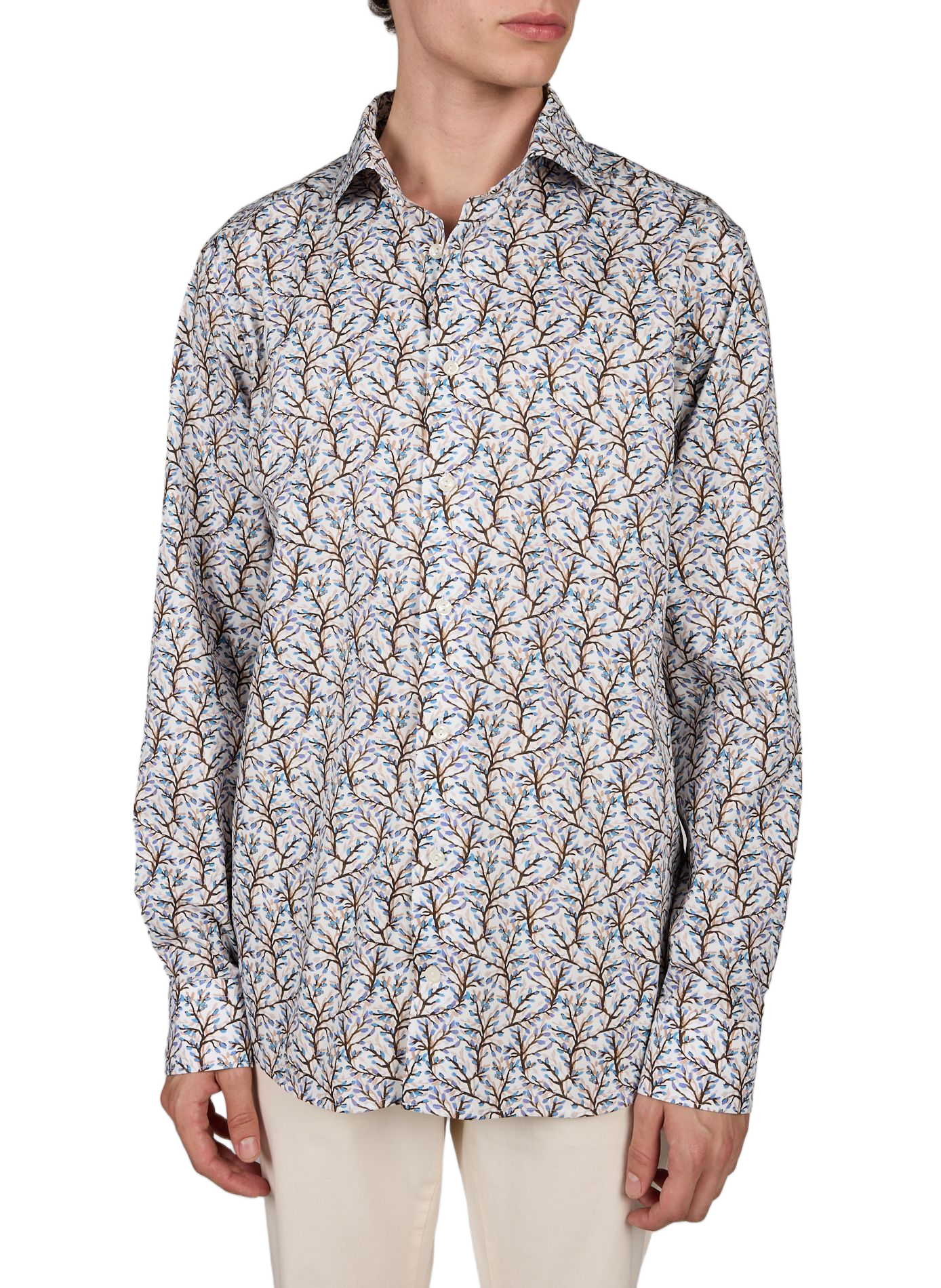 Chemise imprimée en coton ETON