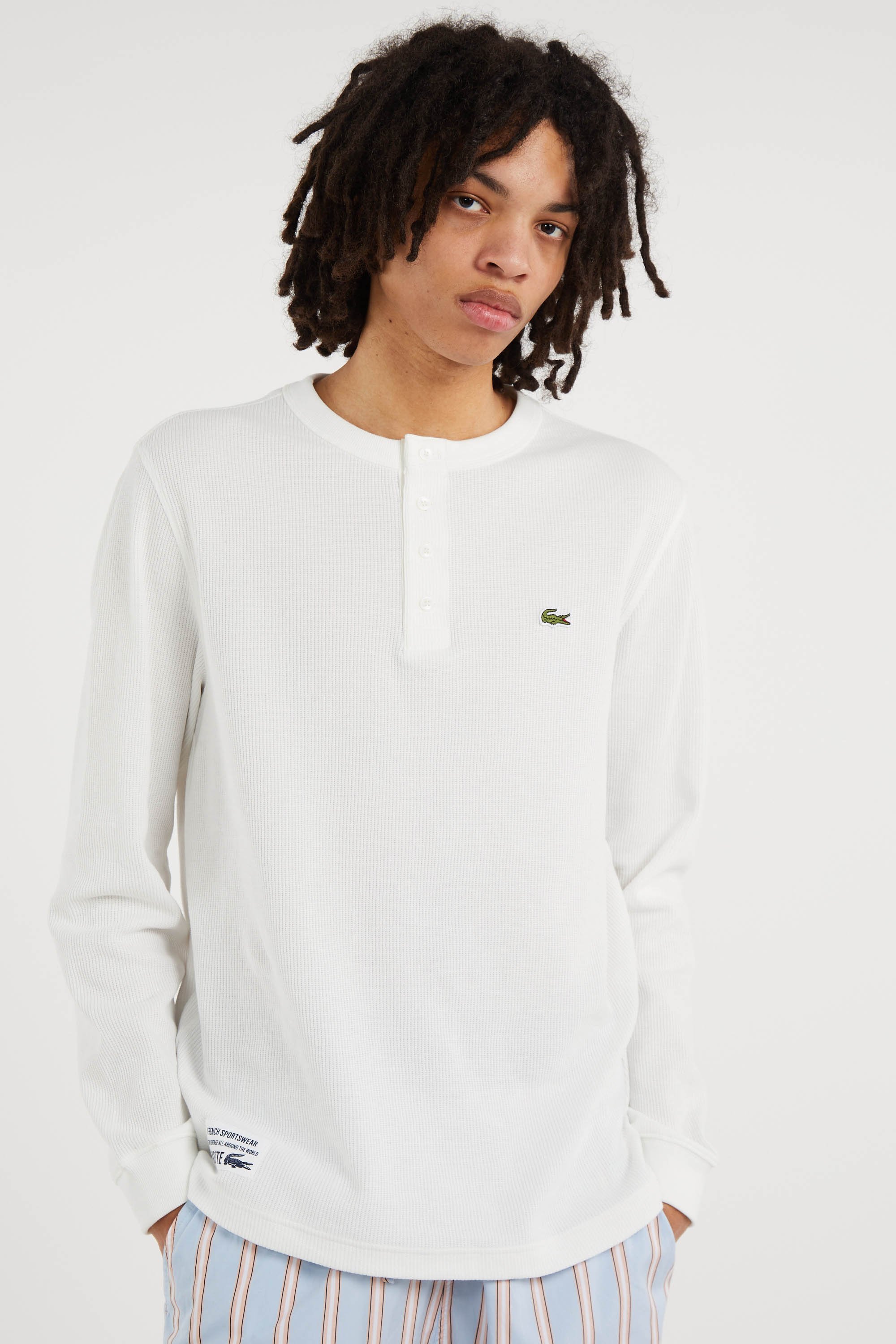 T-shirt tee-shirt LACOSTE Blanc