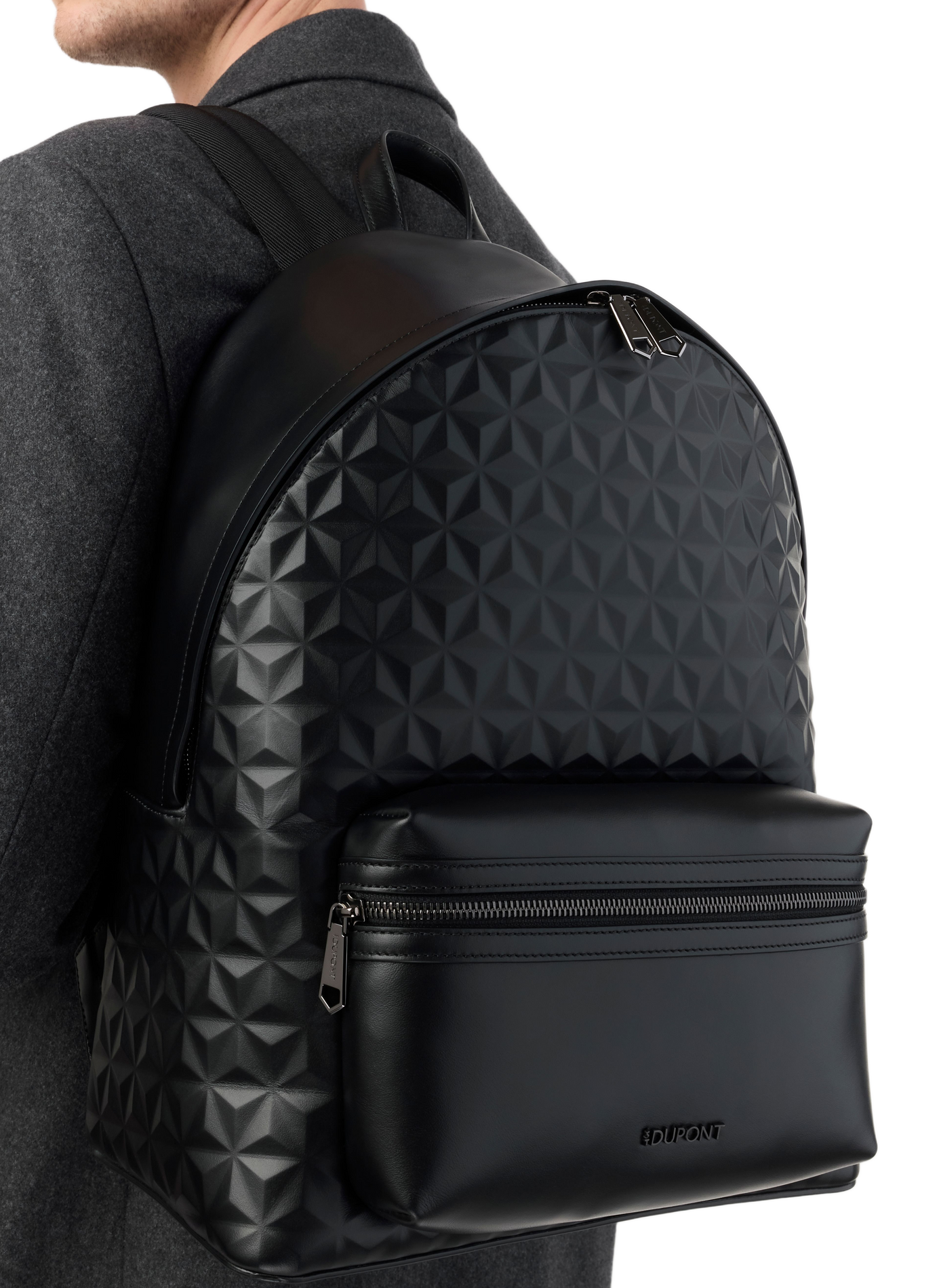 Rucksack Apex aus Leder S.T. DUPONT Schwarz