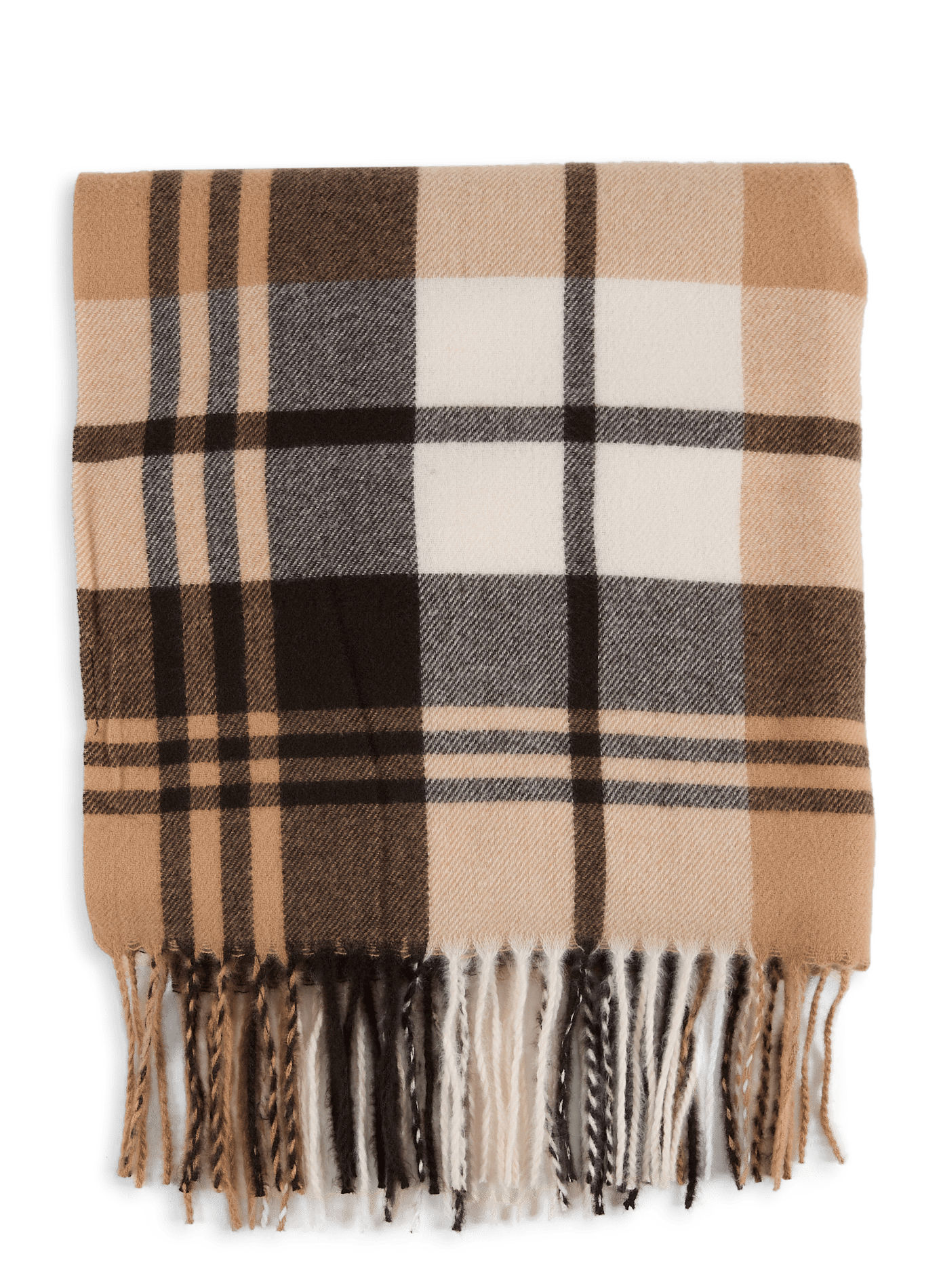 Check Scarf AU PRINTEMPS PARIS Beige