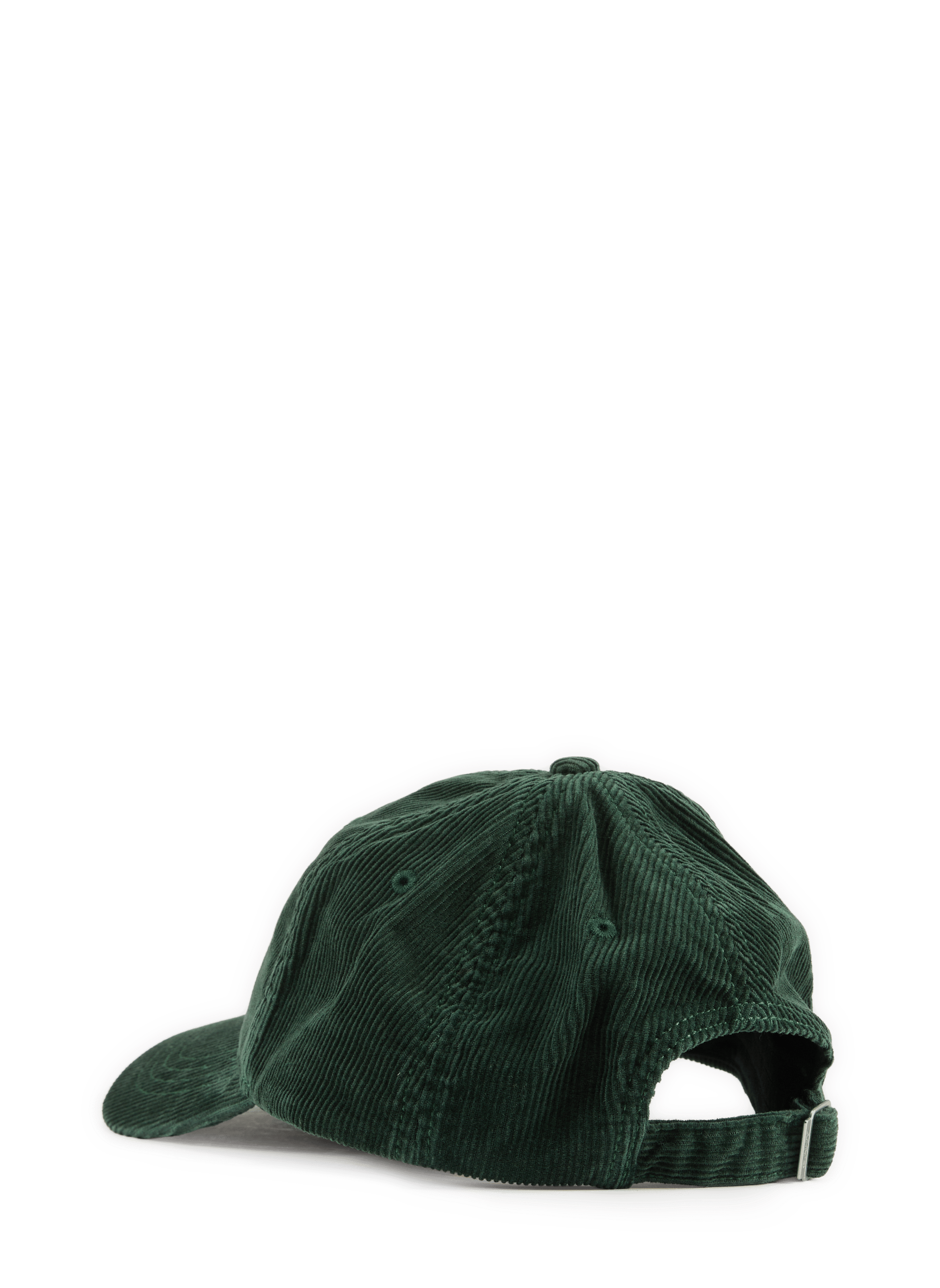 Cappellino con logo ricamato in velluto a coste di cotone GANT Verde