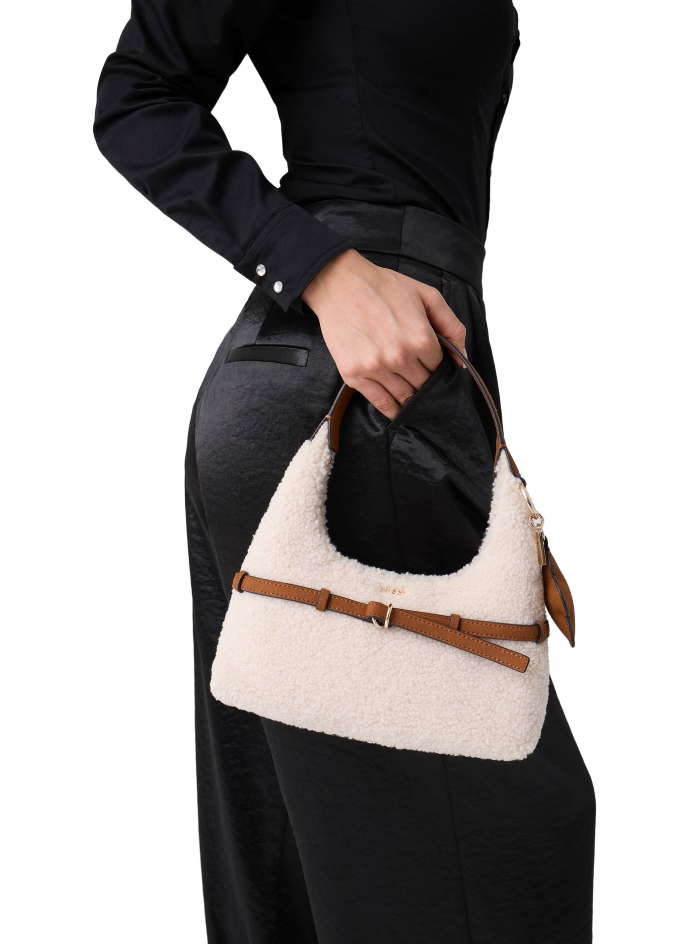 Sac à main Taylor Mini Hobo duveteux GUESS Veelkleurig