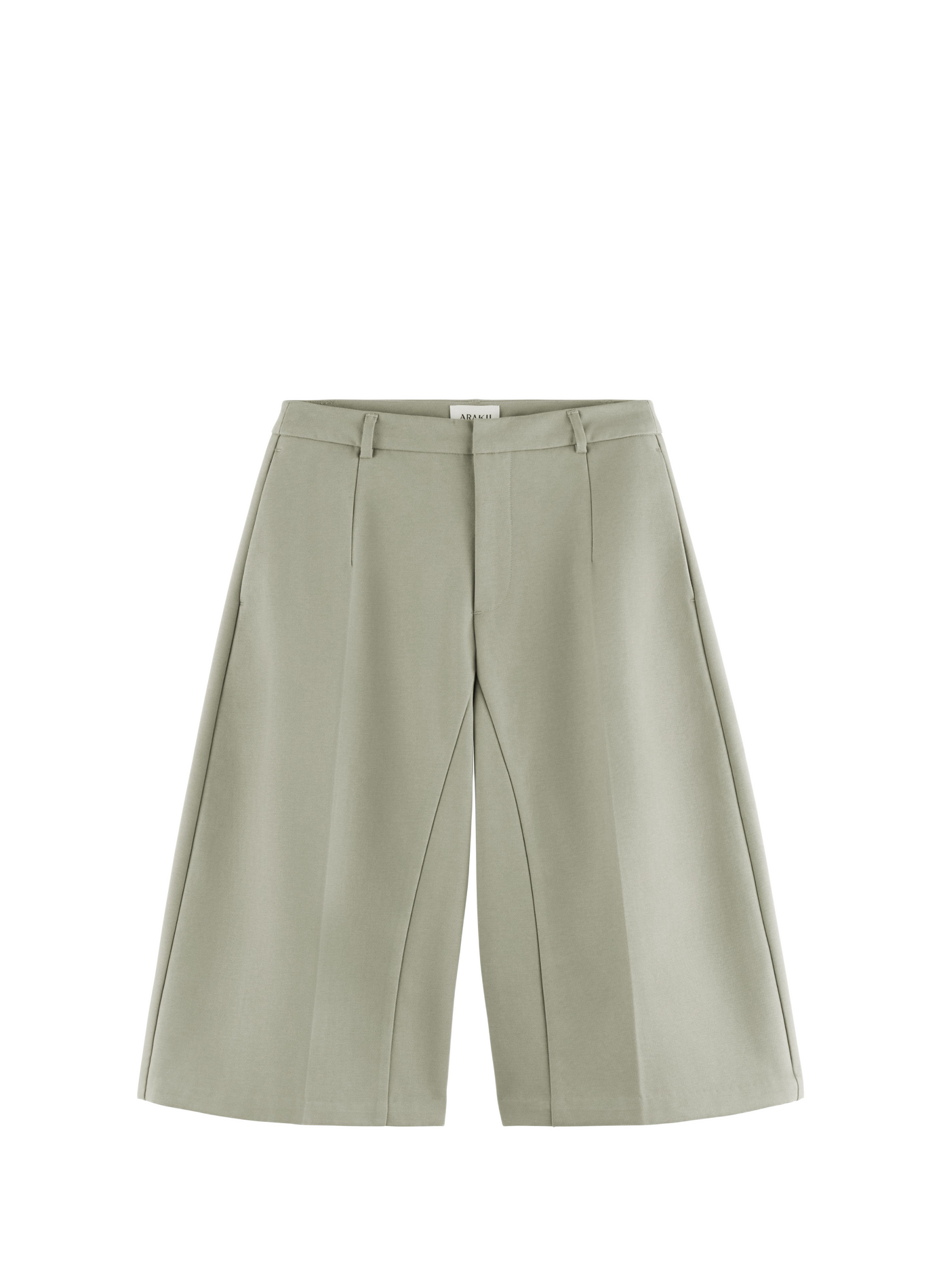 Large Solid Bermuda Shorts ARAKII Khaki