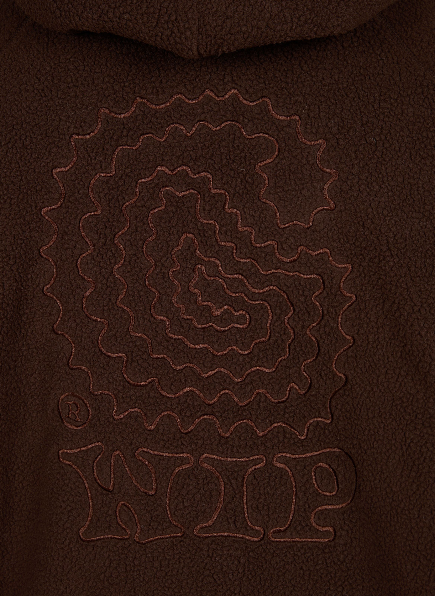 Oversized fleece hoodie CARHARTT WIP Brown