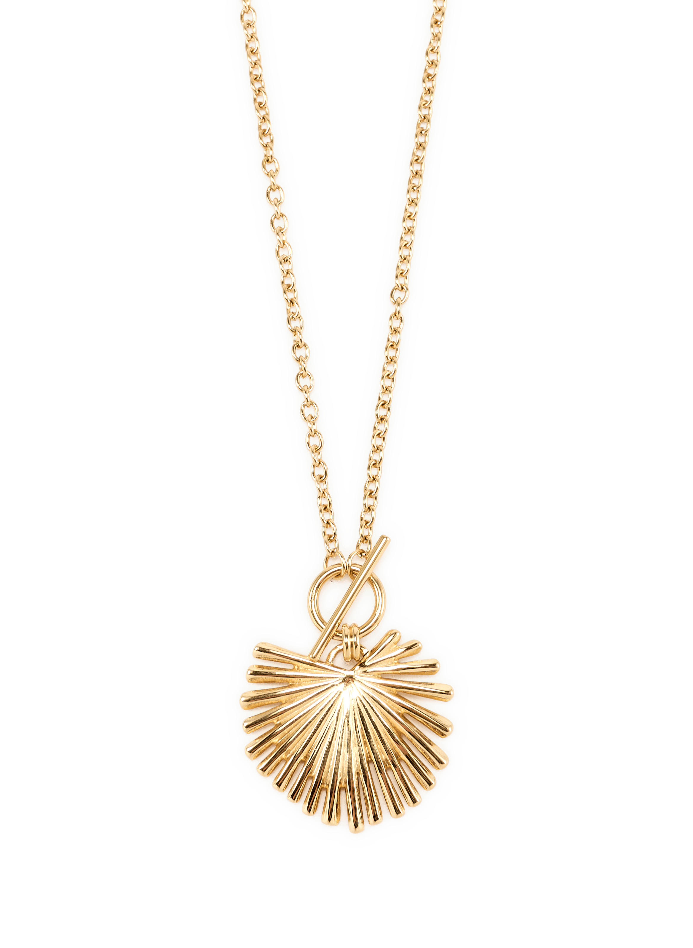 Collier en acier AU PRINTEMPS PARIS Goud